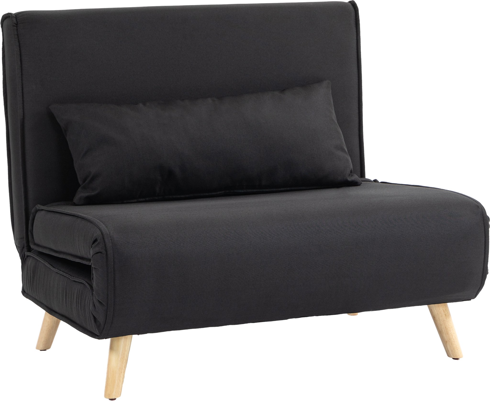 HOMCOM Schlafsessel (Breite 94 cm, Anthrazit)