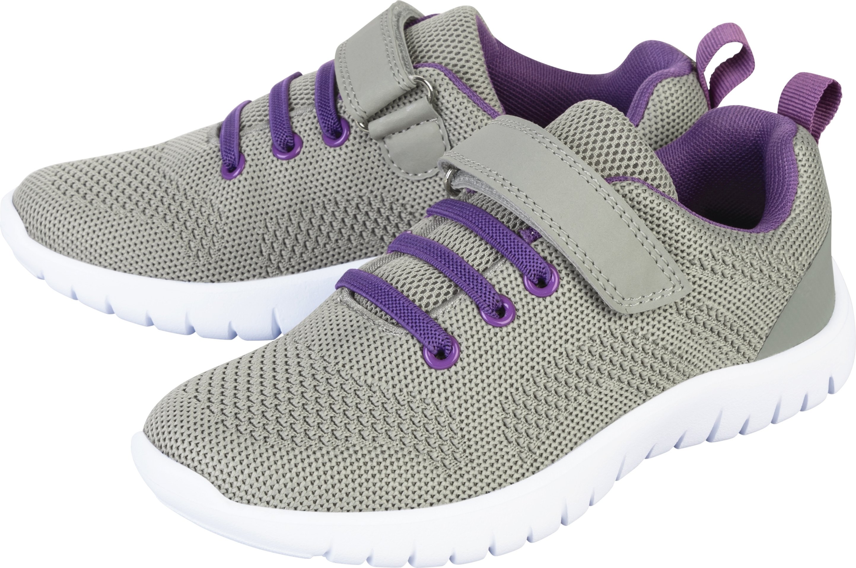 pepperts!® Kinder Mädchen Sneaker (Grau, 33)