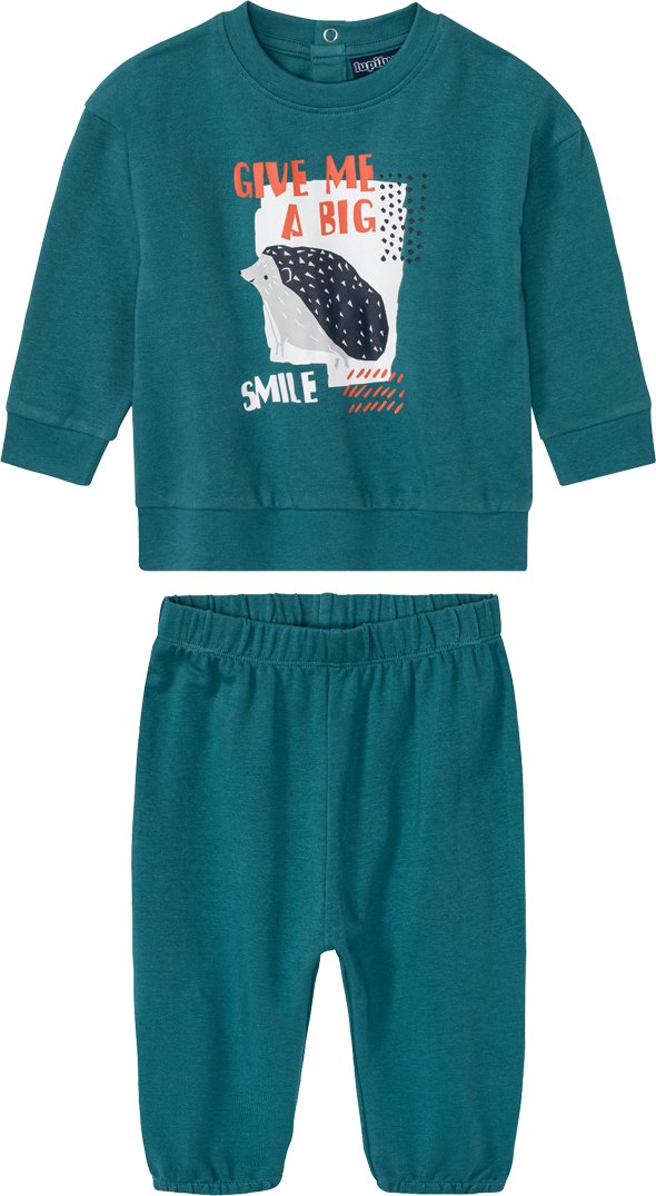 lupilu® Baby Freizeitanzug (50/56, petrol)