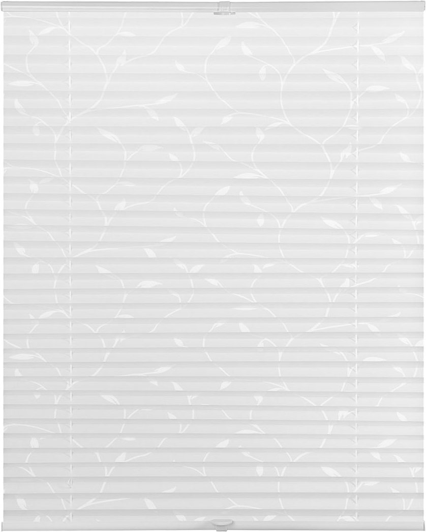 Lichtblick Plissee Klemmfix, ohne Bohren, verspannt, blickdicht (Effekt: Planze, 60 x 130 cm)