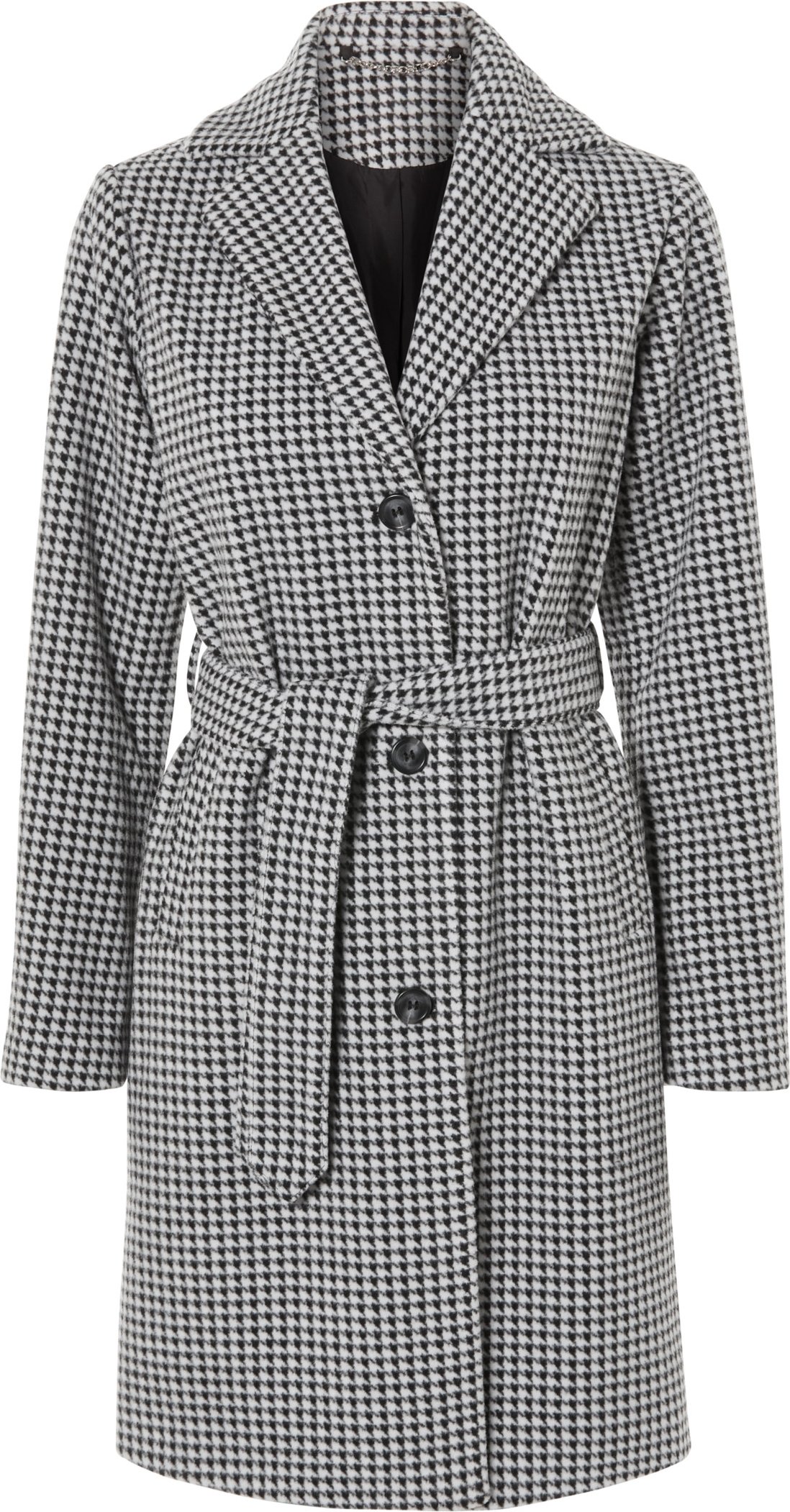 esmara® Damen Mantel (Schwarz/Weiß, 36)