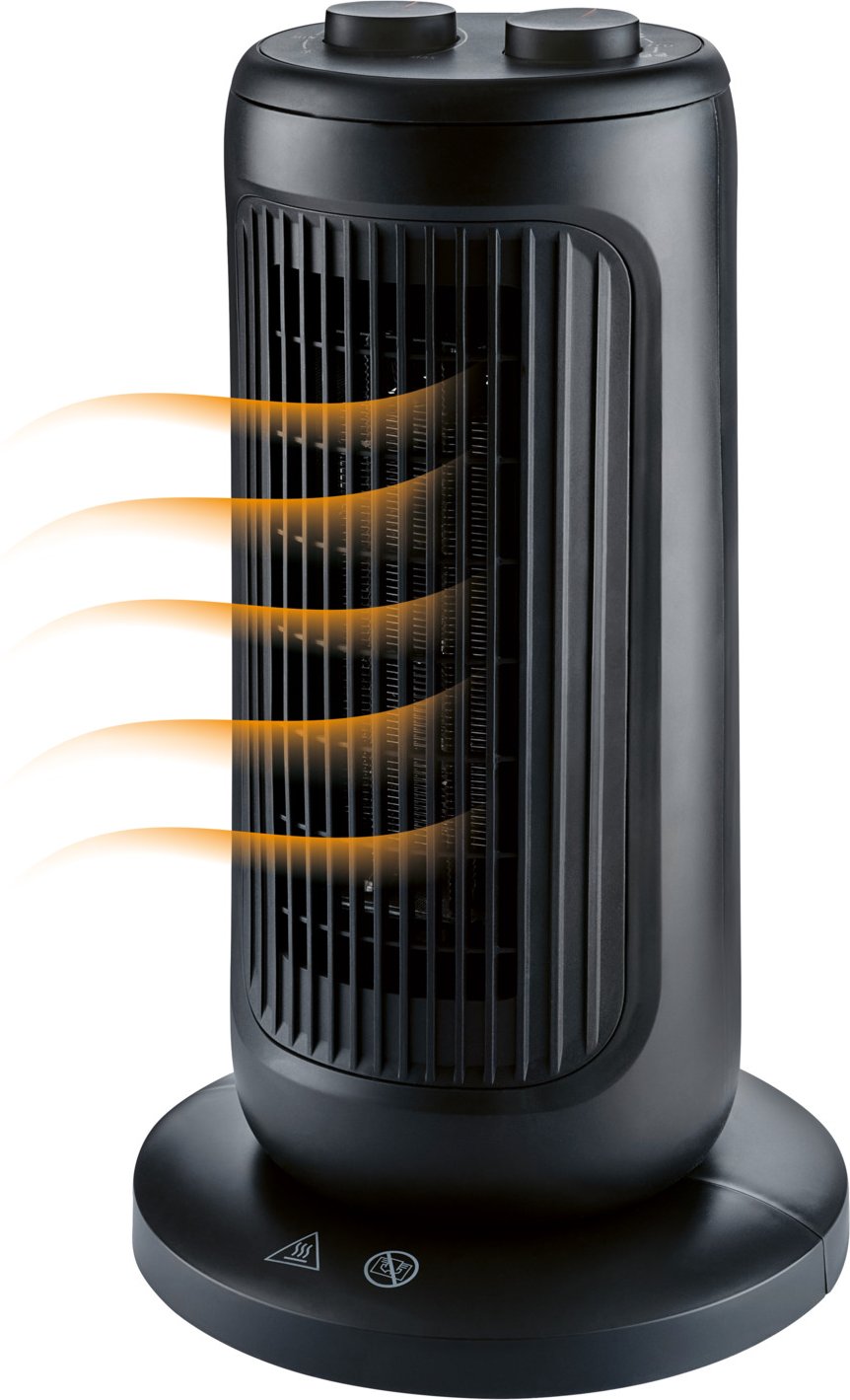 TRONIC® Turmheizlüfter »TTHL 1500 B1« (Schwarz)