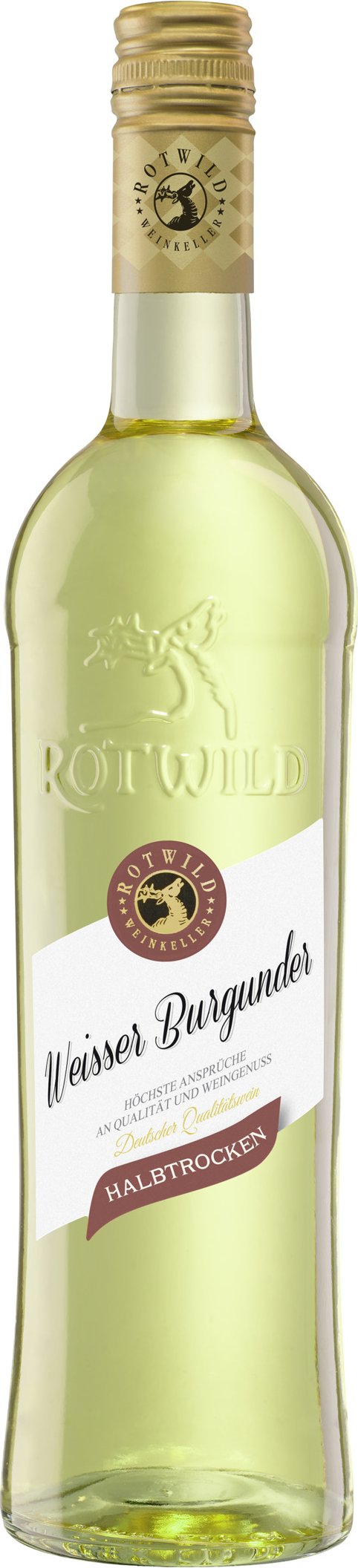 Rotwild Weißburgunder QbA halbtrocken, Weißwein