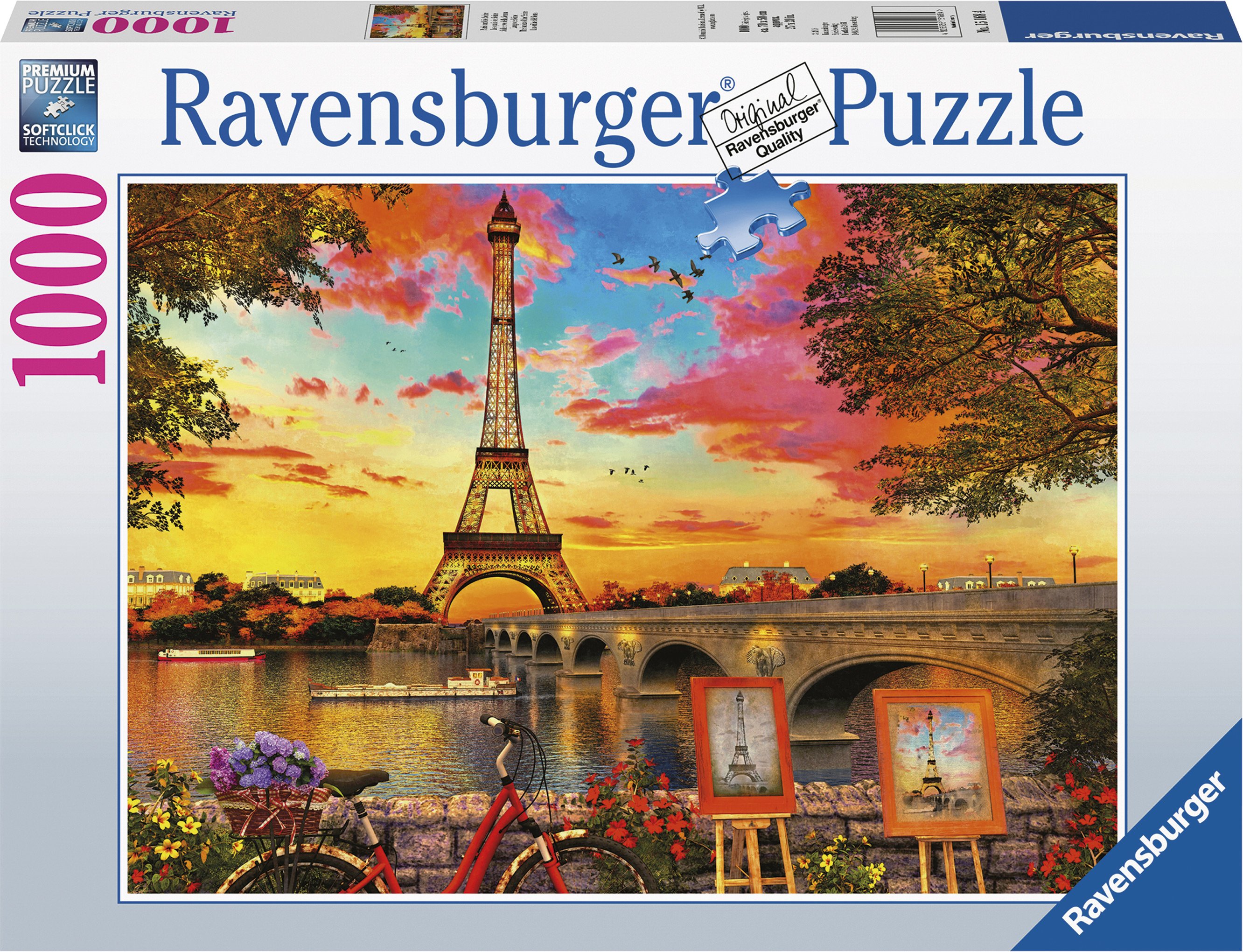 Ravensburger Puzzle 1000 Teile (Abendstimmung in Paris)