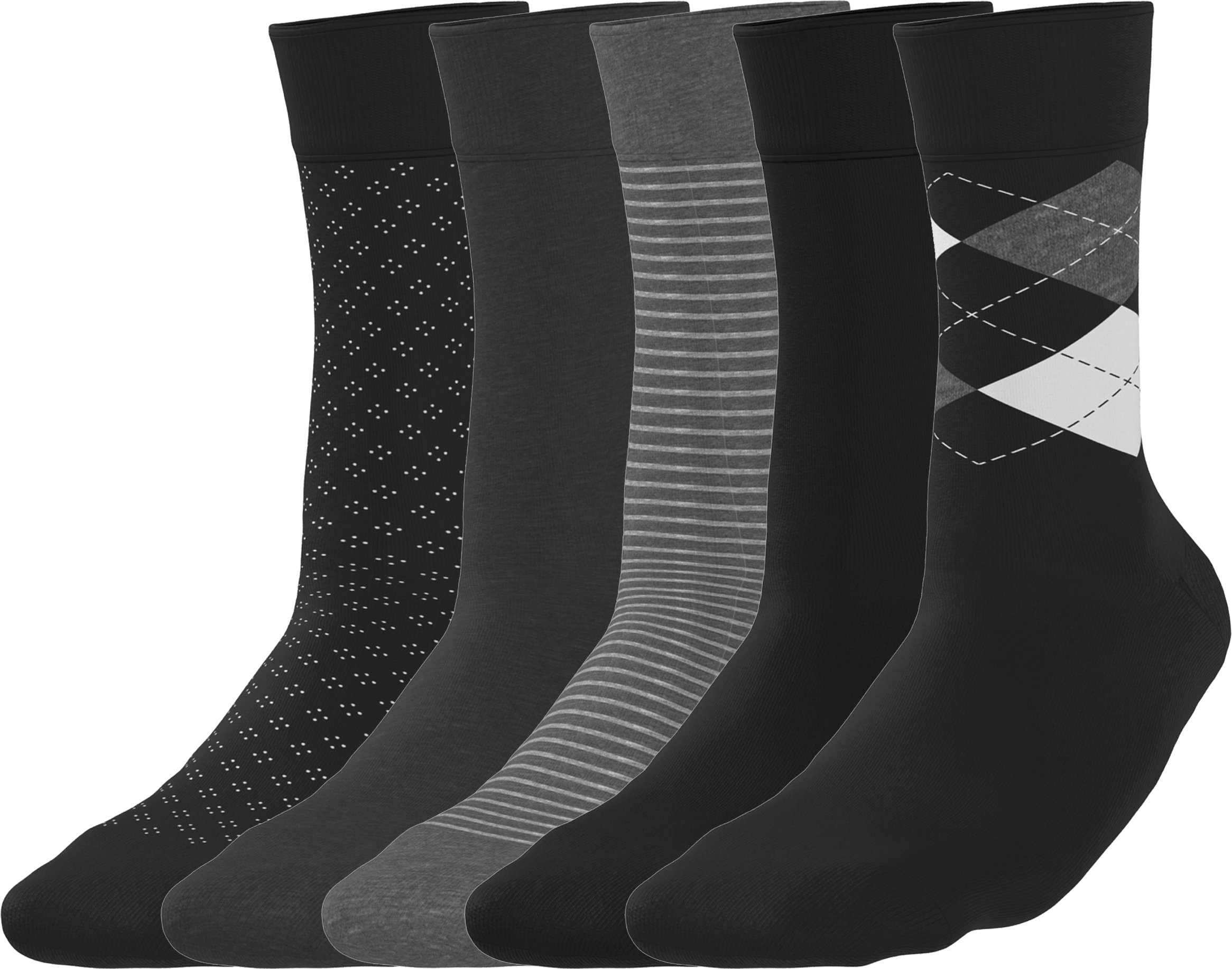 esmara® Herren Socken, 5 Paar (Schwarz/Grau, 43-46)