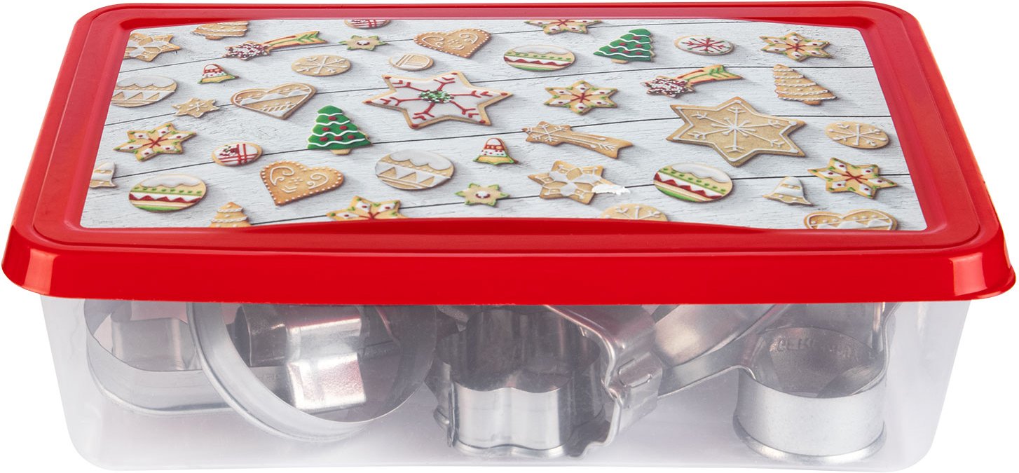 zenker Weihnachtsbäckerei Ausstecherbox, 19-teilig