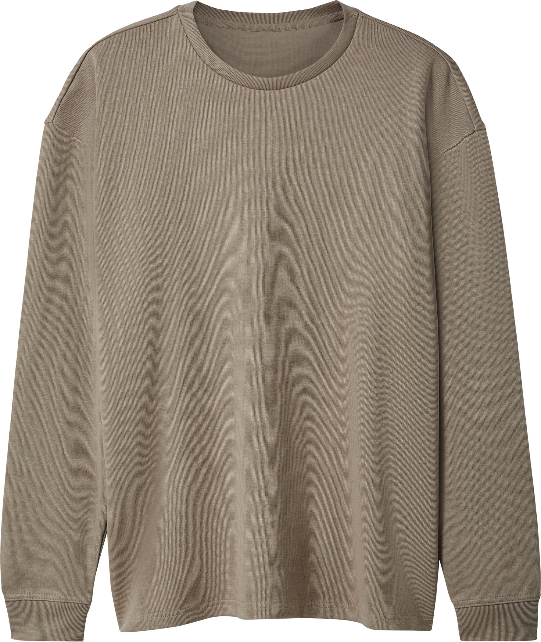 esmara Men Herren Geripptes Sweatshirt (Beige, L (52/54))