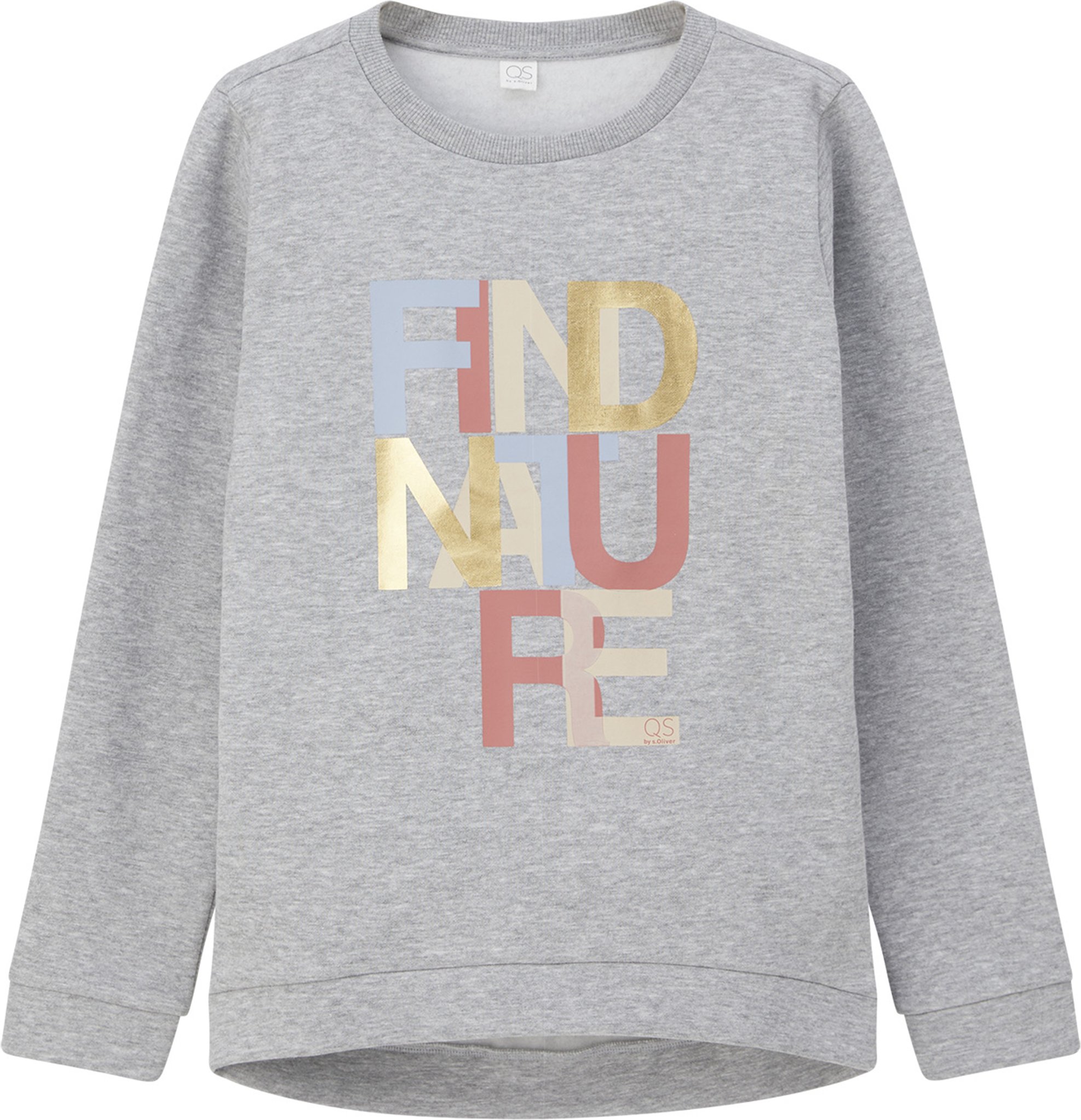 QS by s.Oliver Kinder Sweatshirt (Grau, L (164))