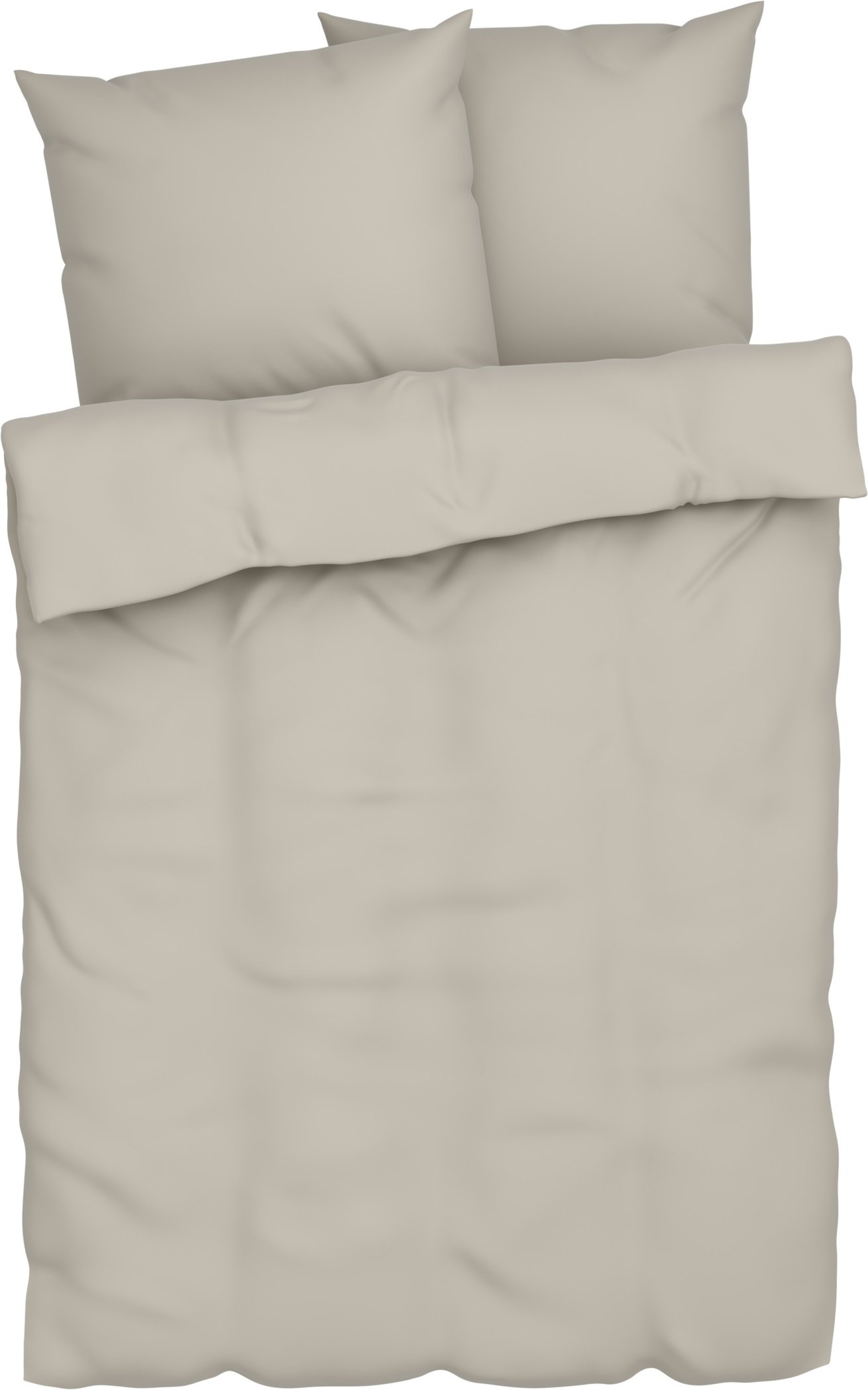 LIVARNO home Musselin-Bettwäsche, 200 x 220 cm (Beige)