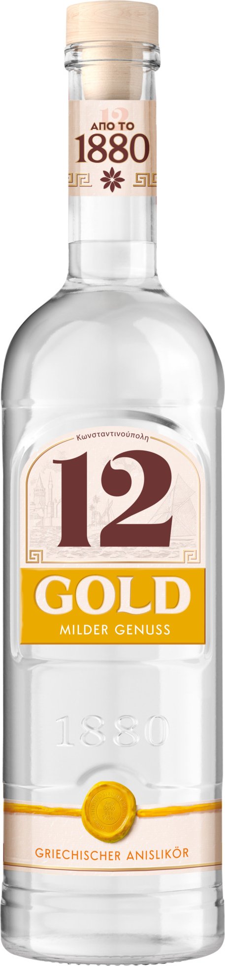 Ouzo 12 Gold 36% Vol