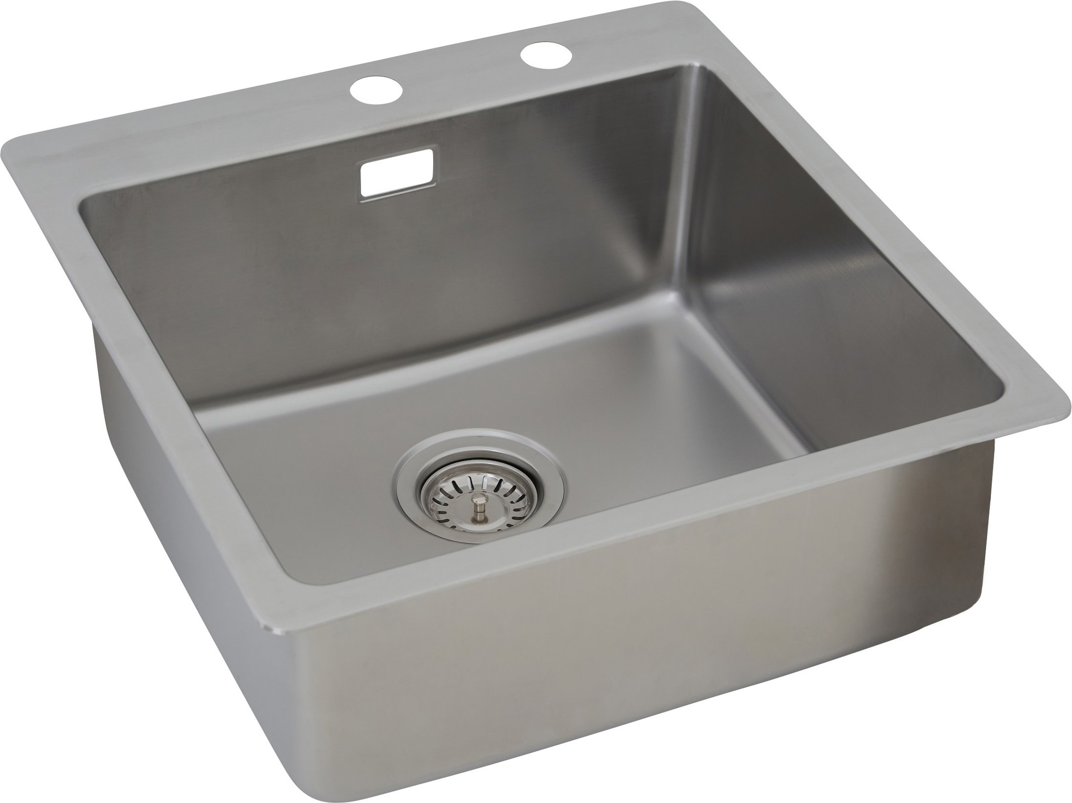 Respekta Edelstahlspüle Chicago, 50x50 cm (50x50 cm)