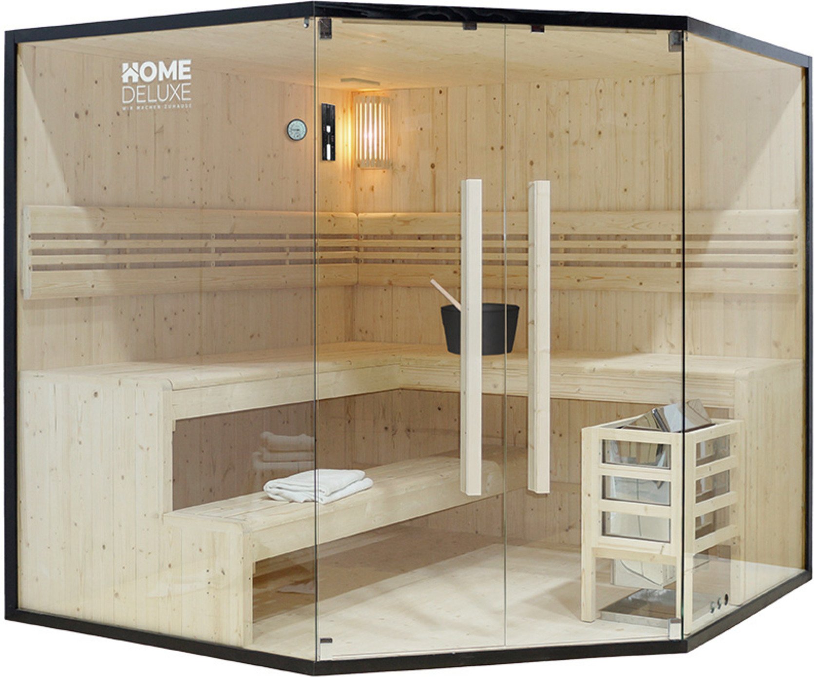 HOME DELUXE traditionelle Sauna SHADOW (XL BIG)