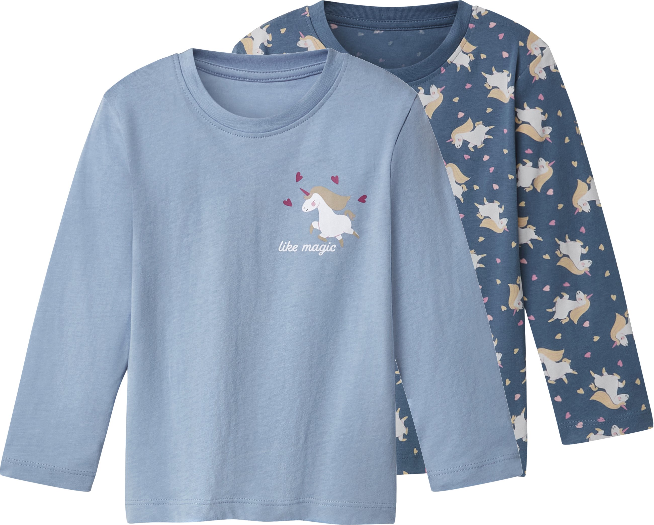 lupilu® Kleinkinder Mädchen Jungen Langarmshirt (Blau, 110/116)""