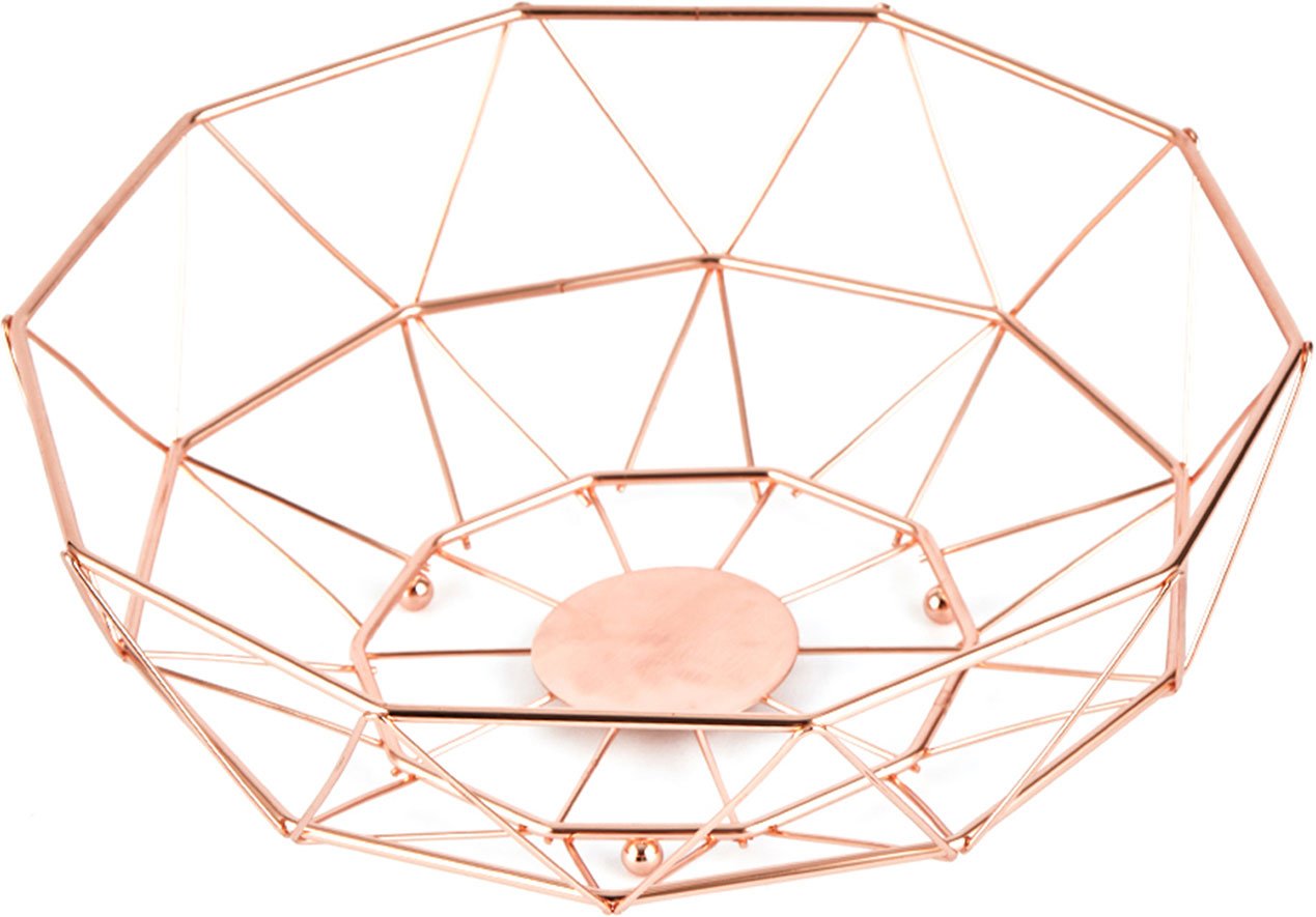 ECHTWERK Küchenhelfer aus Edelstahl (Obstschale 25cm, Kupfer)