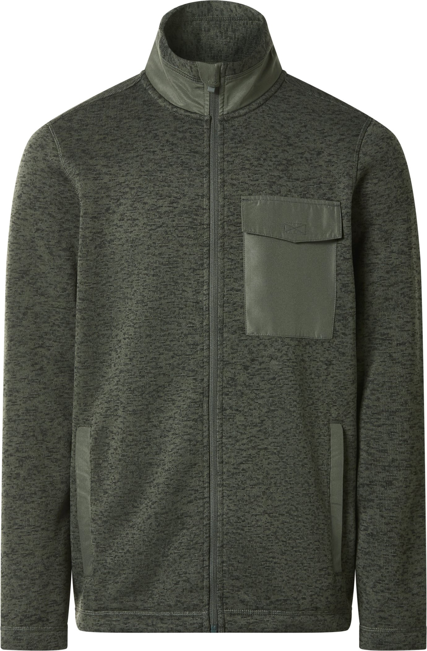 esmara Men Herren Jacke Strickfleece (Grün, L(52/54))