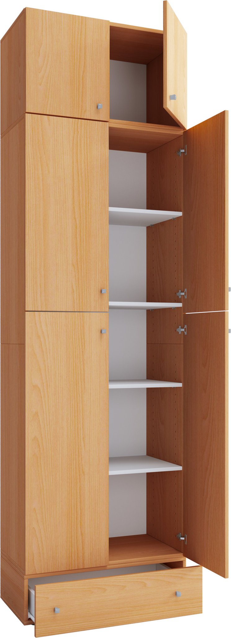 VCM B, Buche, XXL, Drehtüren, Aufsatz & Schu (Drehtüren, Aufsatz & Schublade, Buche, XXL)