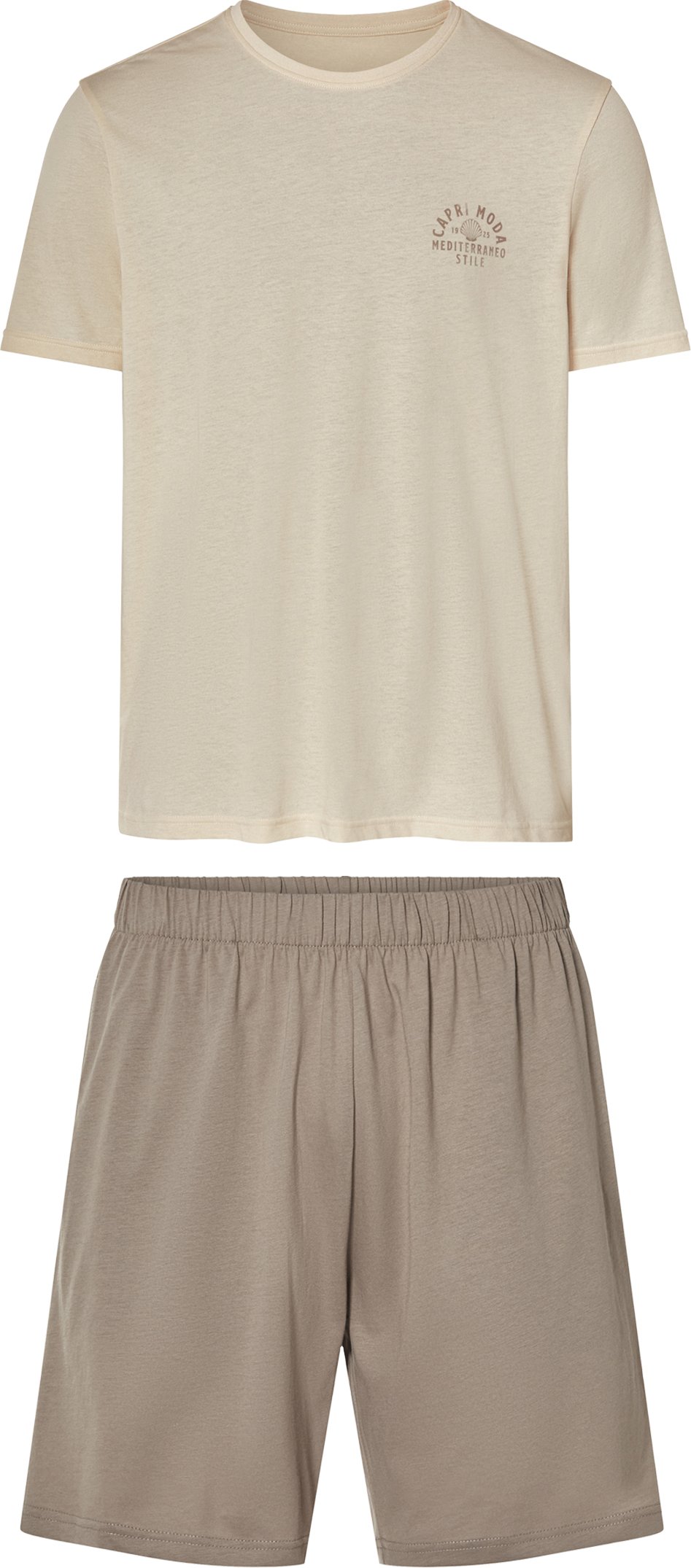 Thumbnail - esmara Men Herren Shorty Pyjama (Beige, M (48/50))""