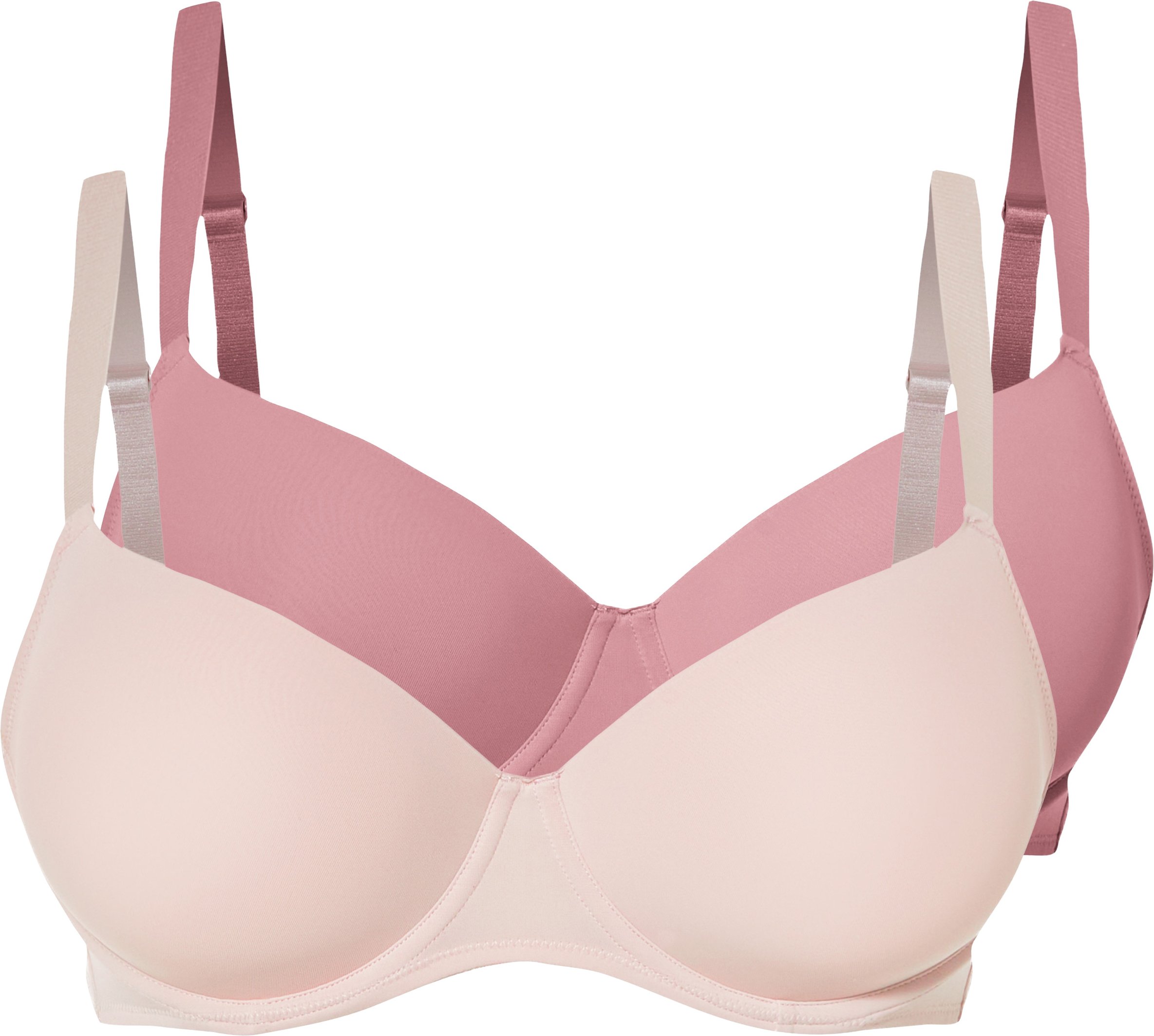 Thumbnail - esmara® Damen BH, 2er (rosa/hellrosa, 85D)