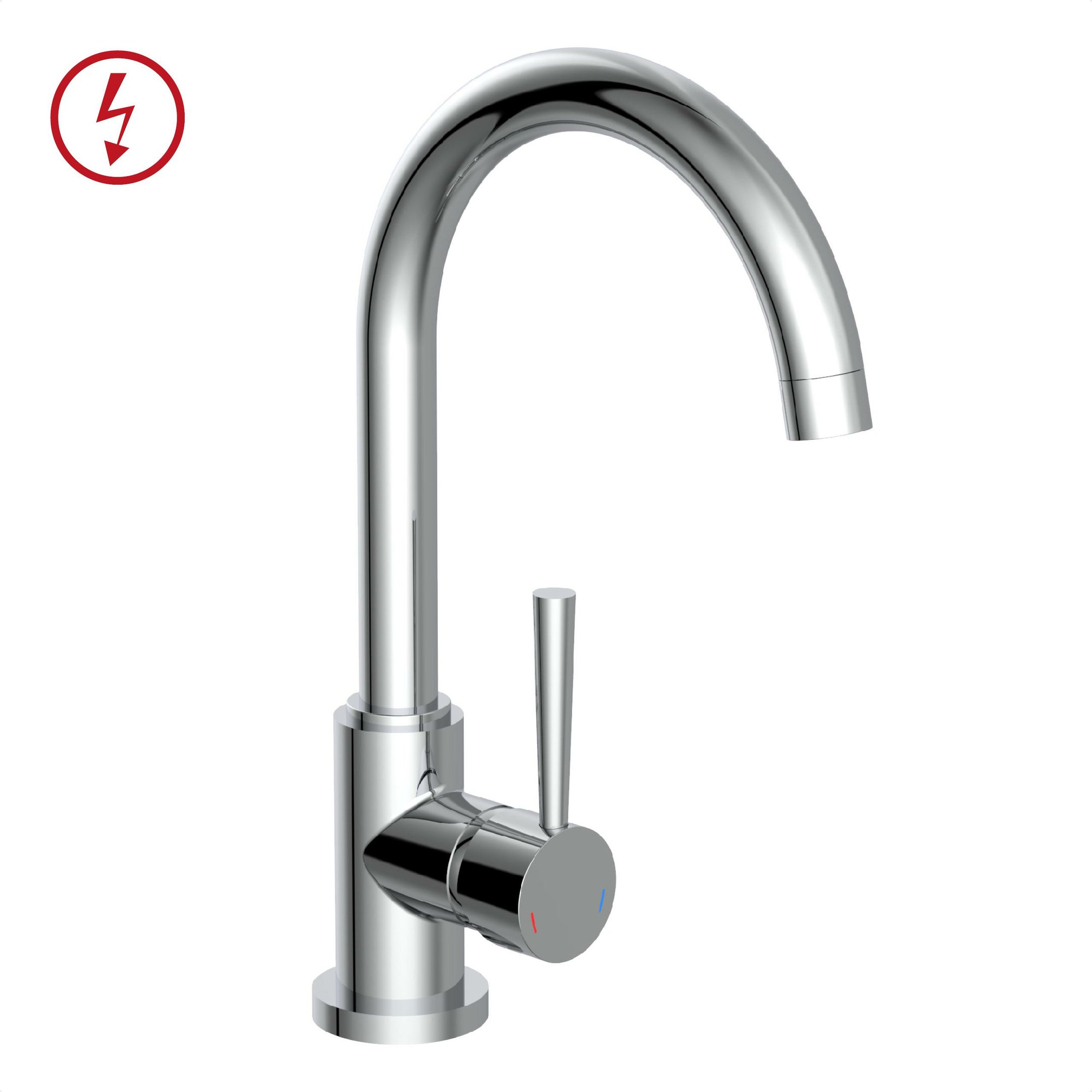 Schütte Küchenarmatur Cornwall Niederdruckarmatur (Chrom)