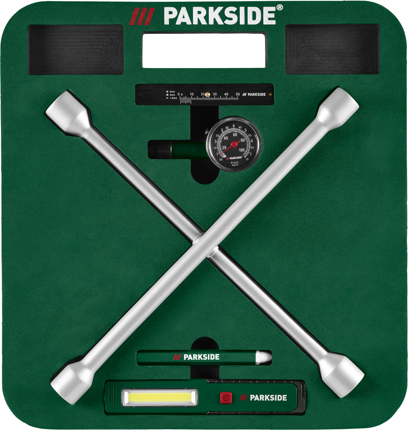 PARKSIDE® Radkreuz-Set mit Kniekissen und Zubehör PRSK 6 A1