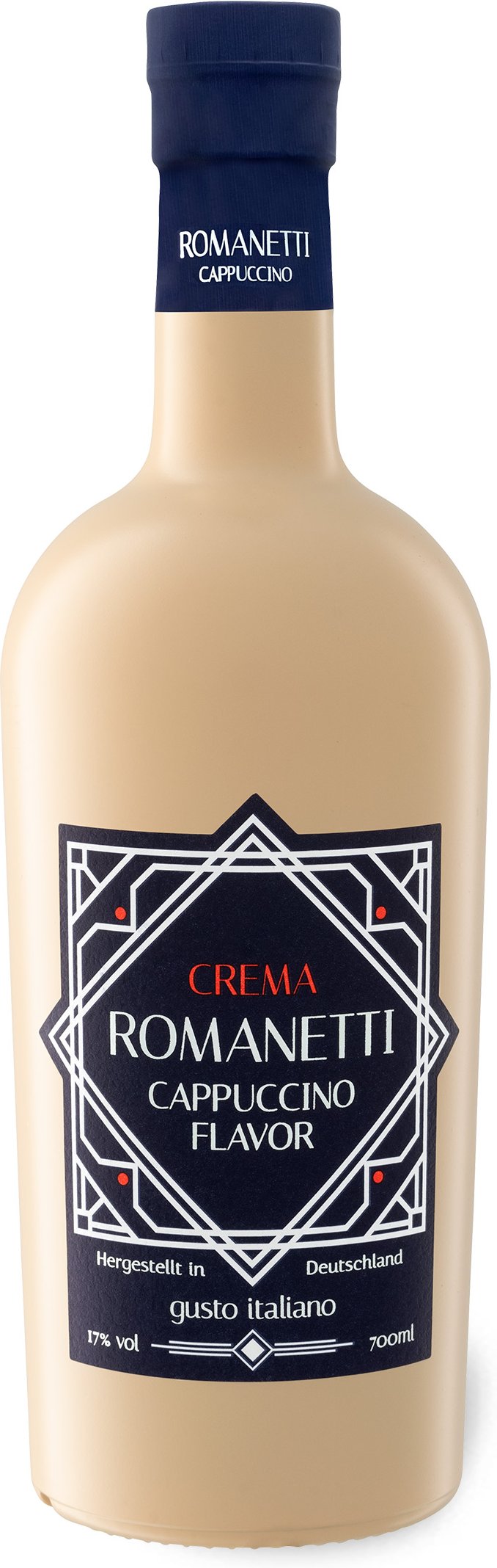ROMANETTI Cappuccino Sahnelikör 17% Vol
