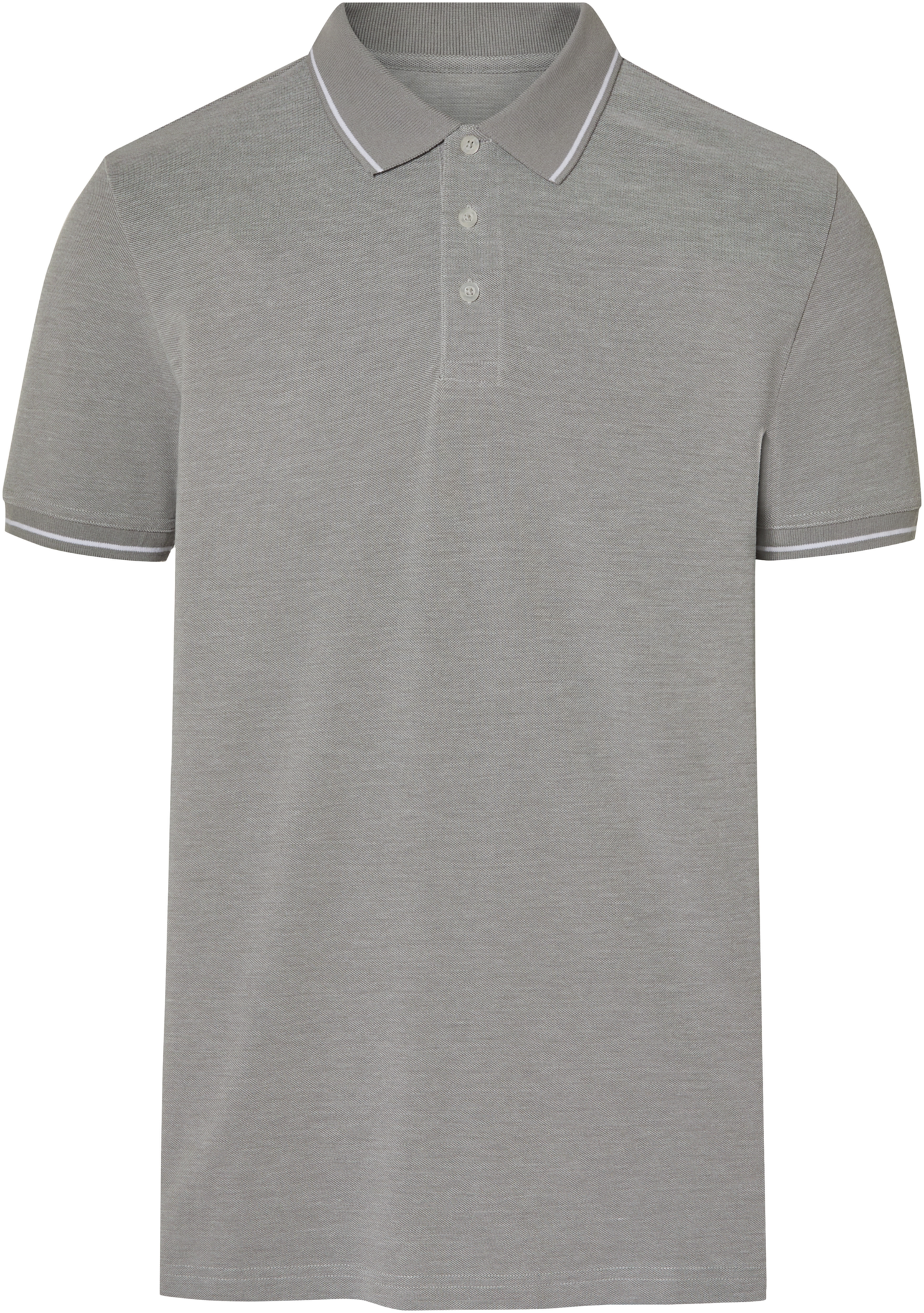 esmara Men Herren Poloshirt, Regular Fit (Grau, XL (56/58))