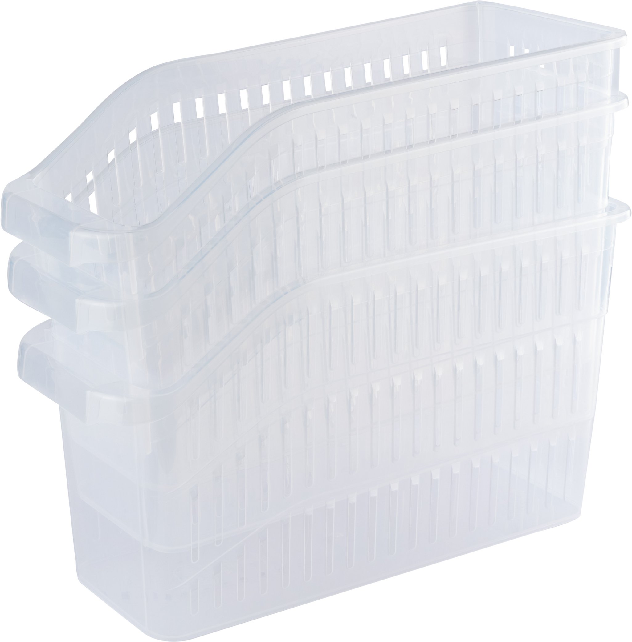 LIVARNO home Küchenschrank und Kühlschrank Organizer (Achtung: LV OSDE) (3er Set, Transparent)