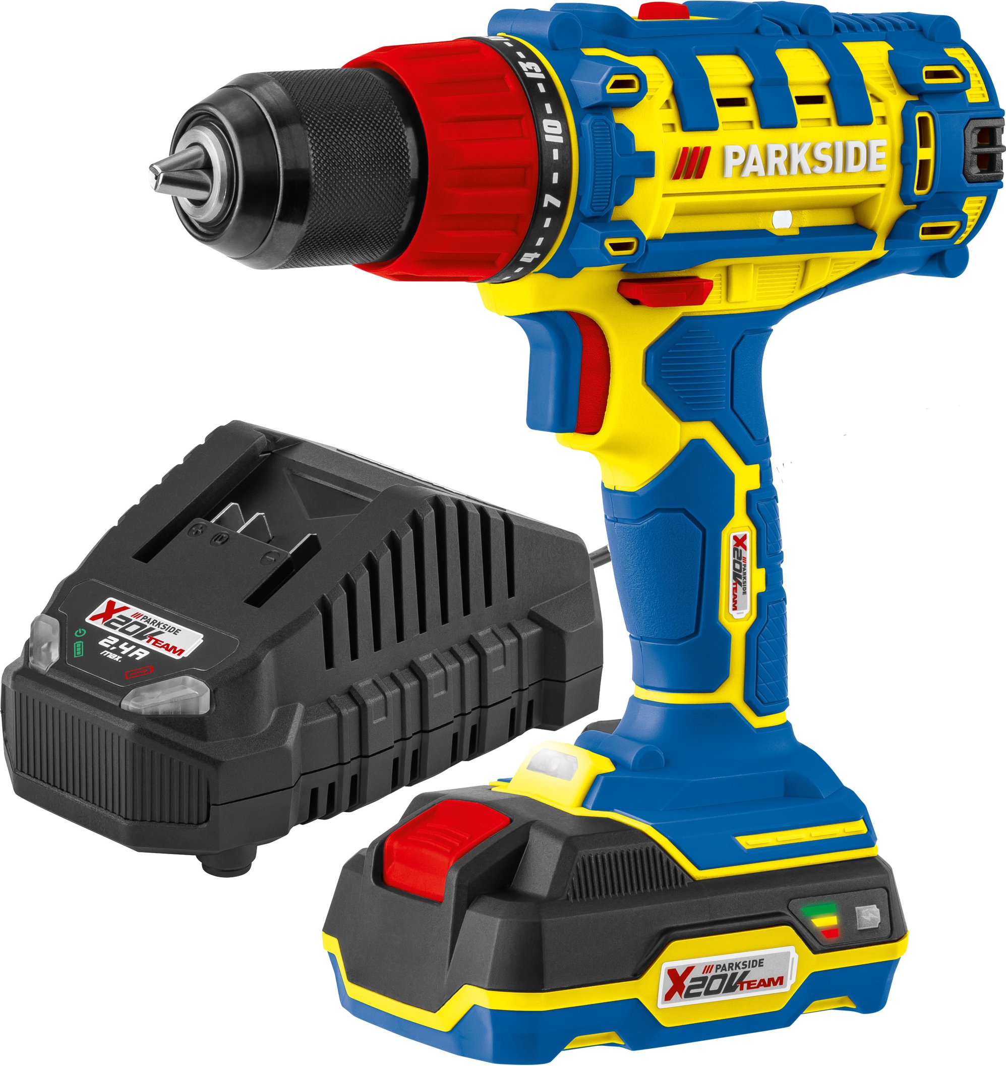 PARKSIDE® 20V Jubiläums-Akku-Bohrschrauber »PABS 20-Li G8«, mit Akku und Ladegerät