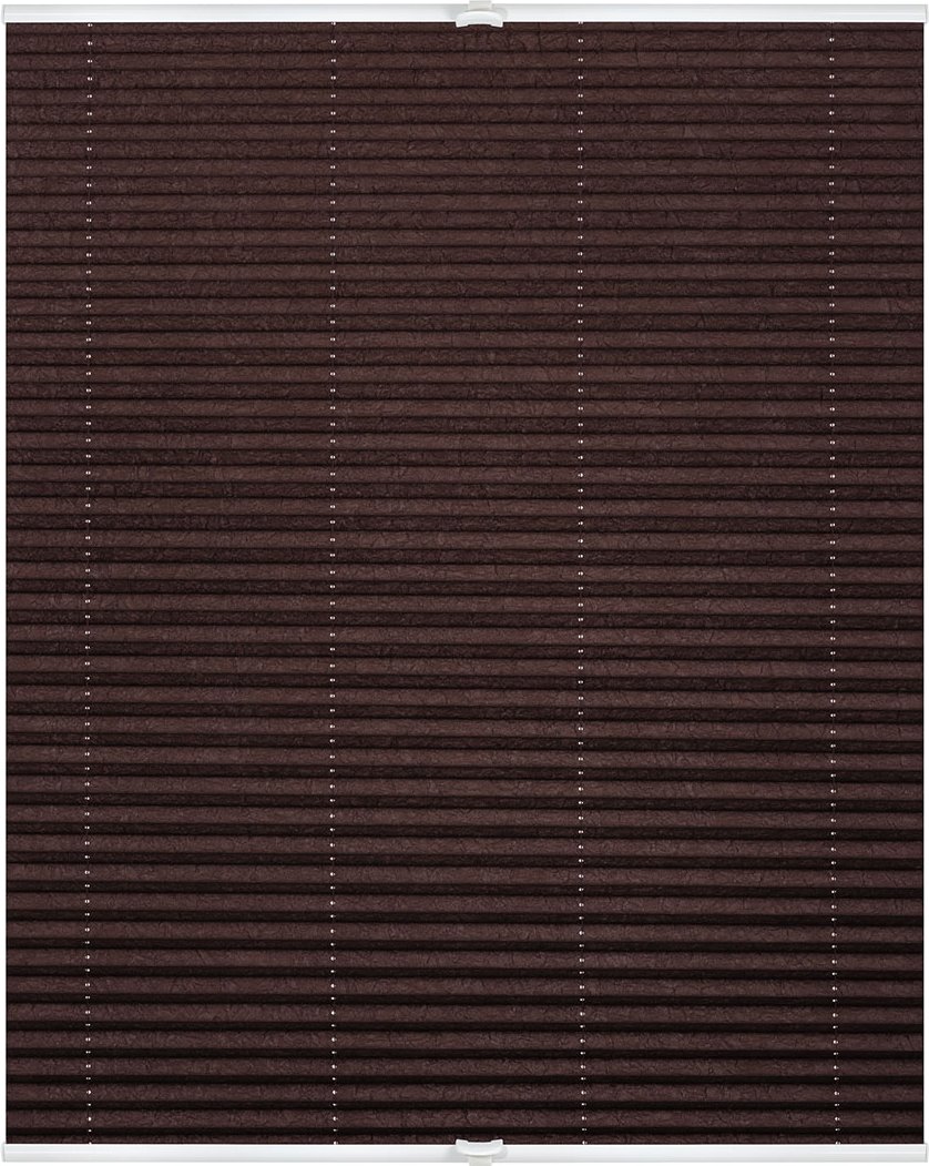 Lichtblick Plissee Klemmfix, ohne (Braun, 55x130 cm)