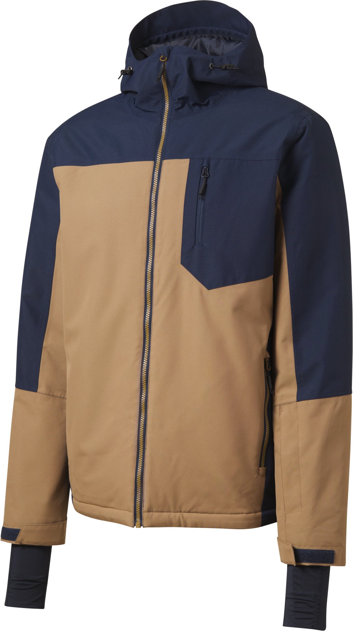 Thumbnail - CRIVIT Herren Skijacke (M(48/50), navy/gelb)