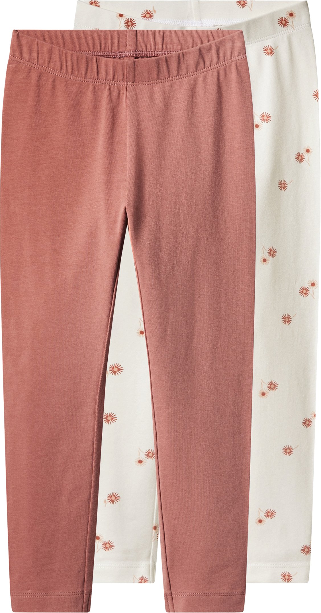 Thumbnail - lupilu® Kleinkinder Mädchen Leggings 2er (weiß/rot, 98/104)