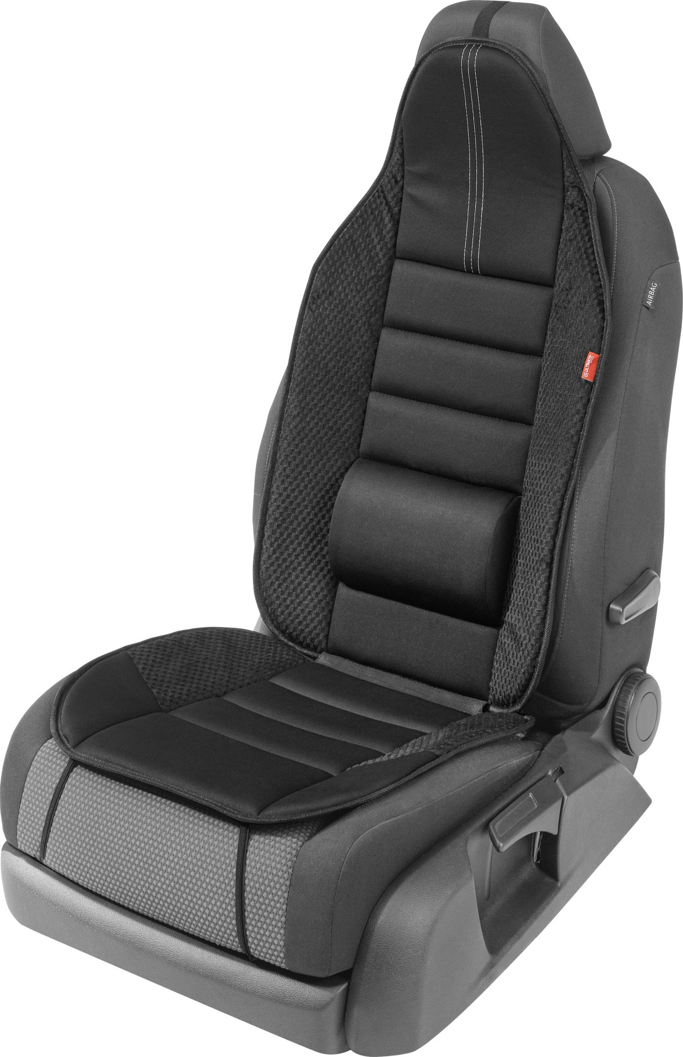 ULTIMATE SPEED® Auto Sitzaufleger mit Lordosenstütze (Schwarz)""