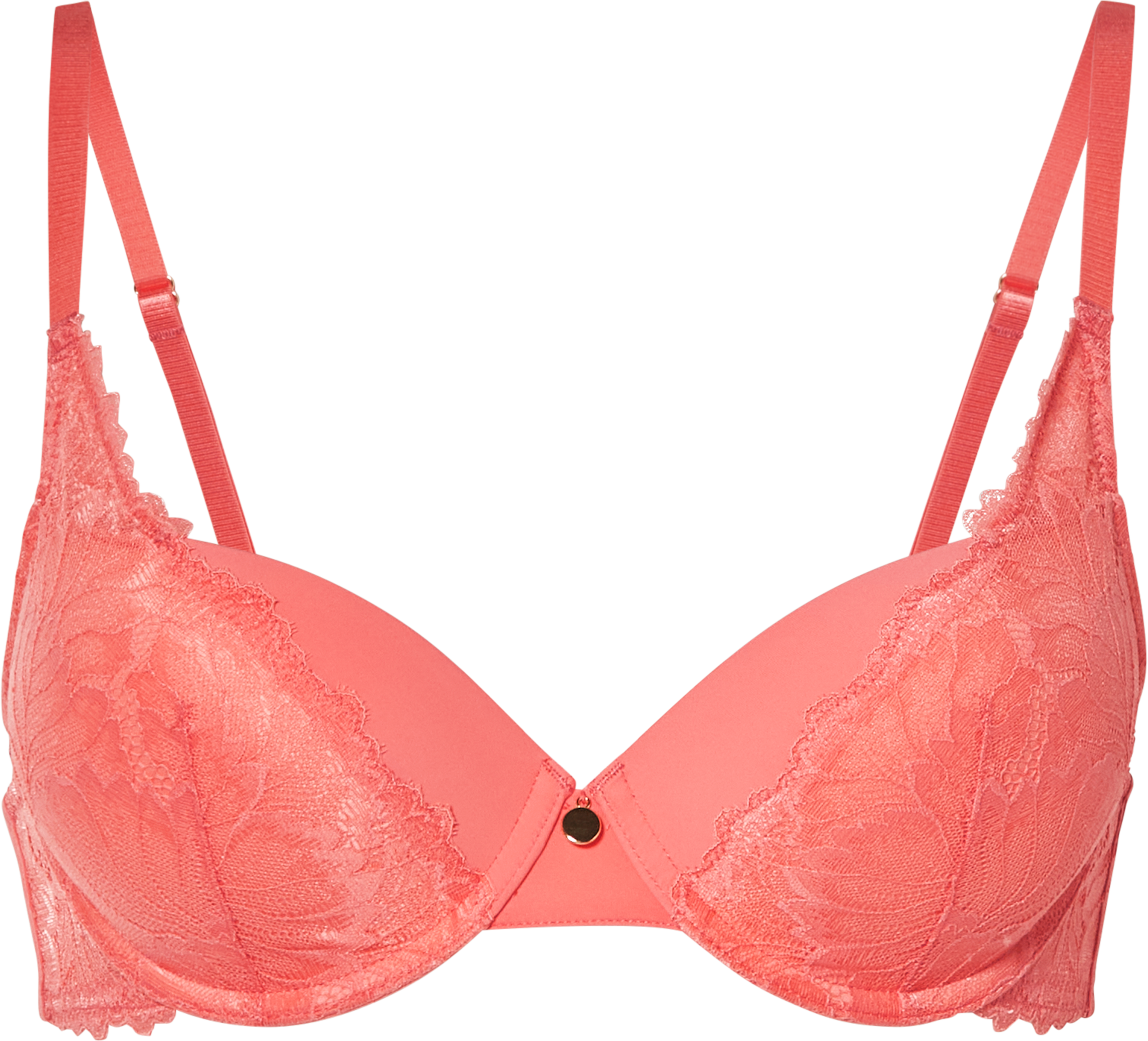 Thumbnail - esmara® Damen Bügel-BH mit eleganter Spitze (koralle, 85B)