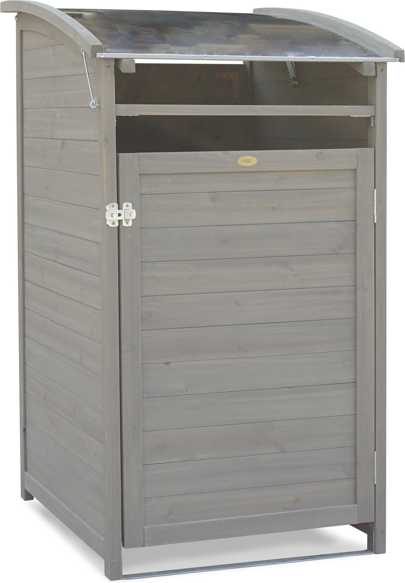 HABAU Mülltonnenbox 120 Liter (Grau)