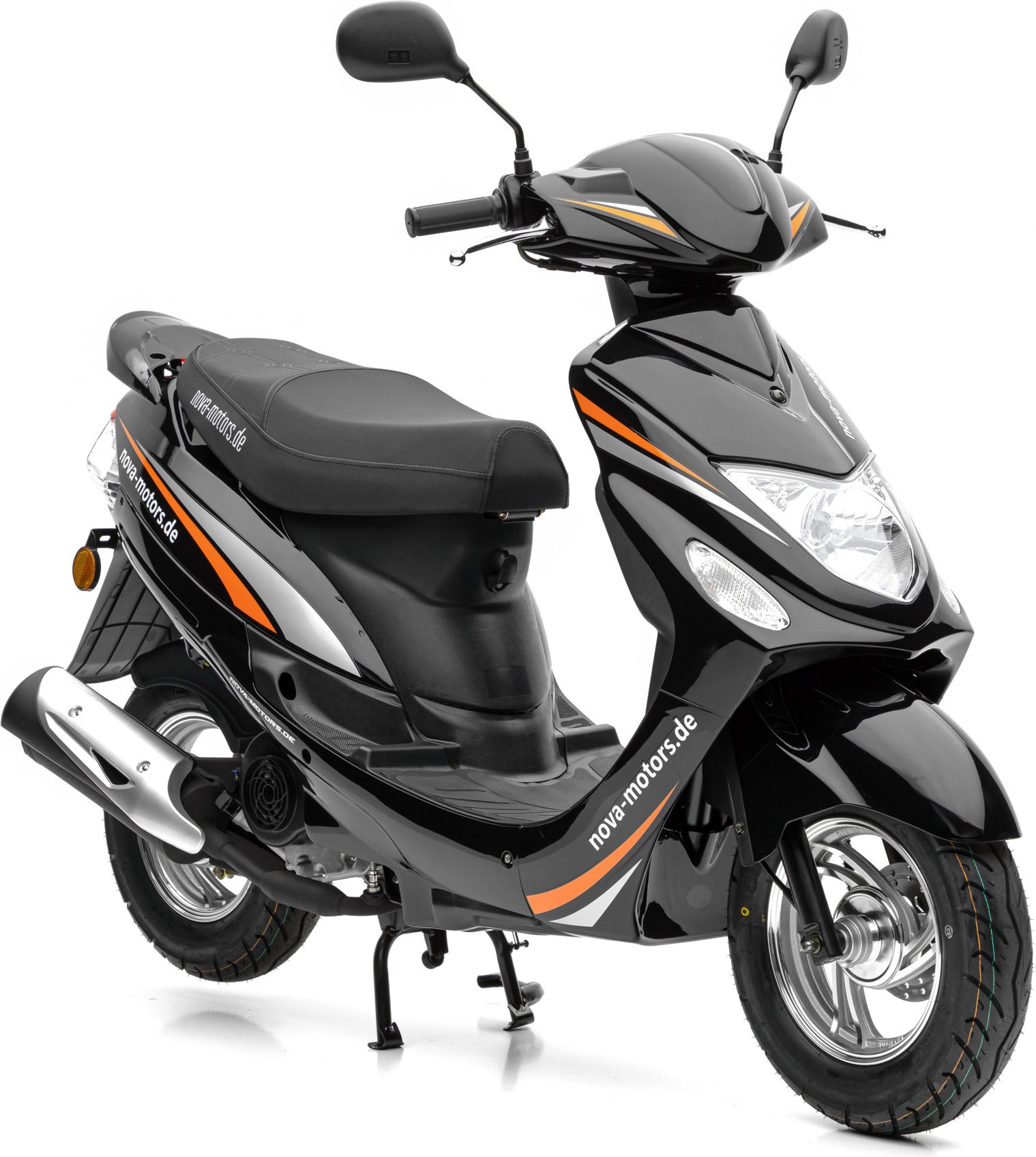 Nova Motors Motorroller »City Star III«, 45km/h, E5 EFI (ohne Topcase, Schwarz)