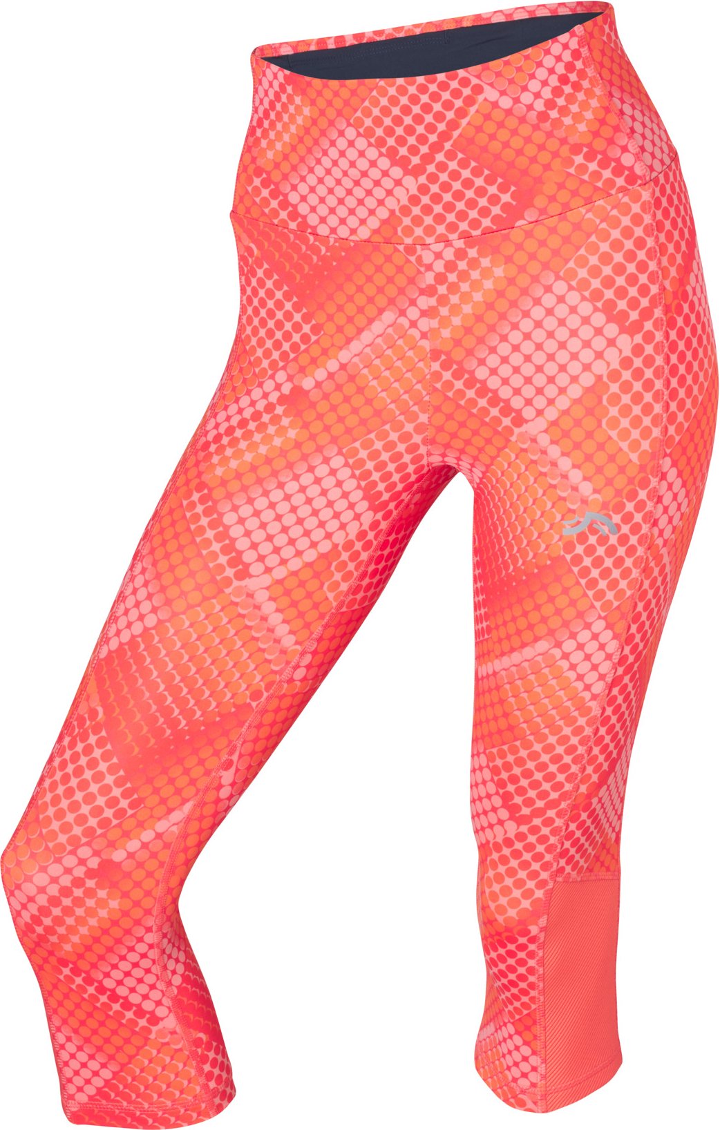 CRIVIT Damen Funktionscapri Laufen (Gemustert, M(40/42))