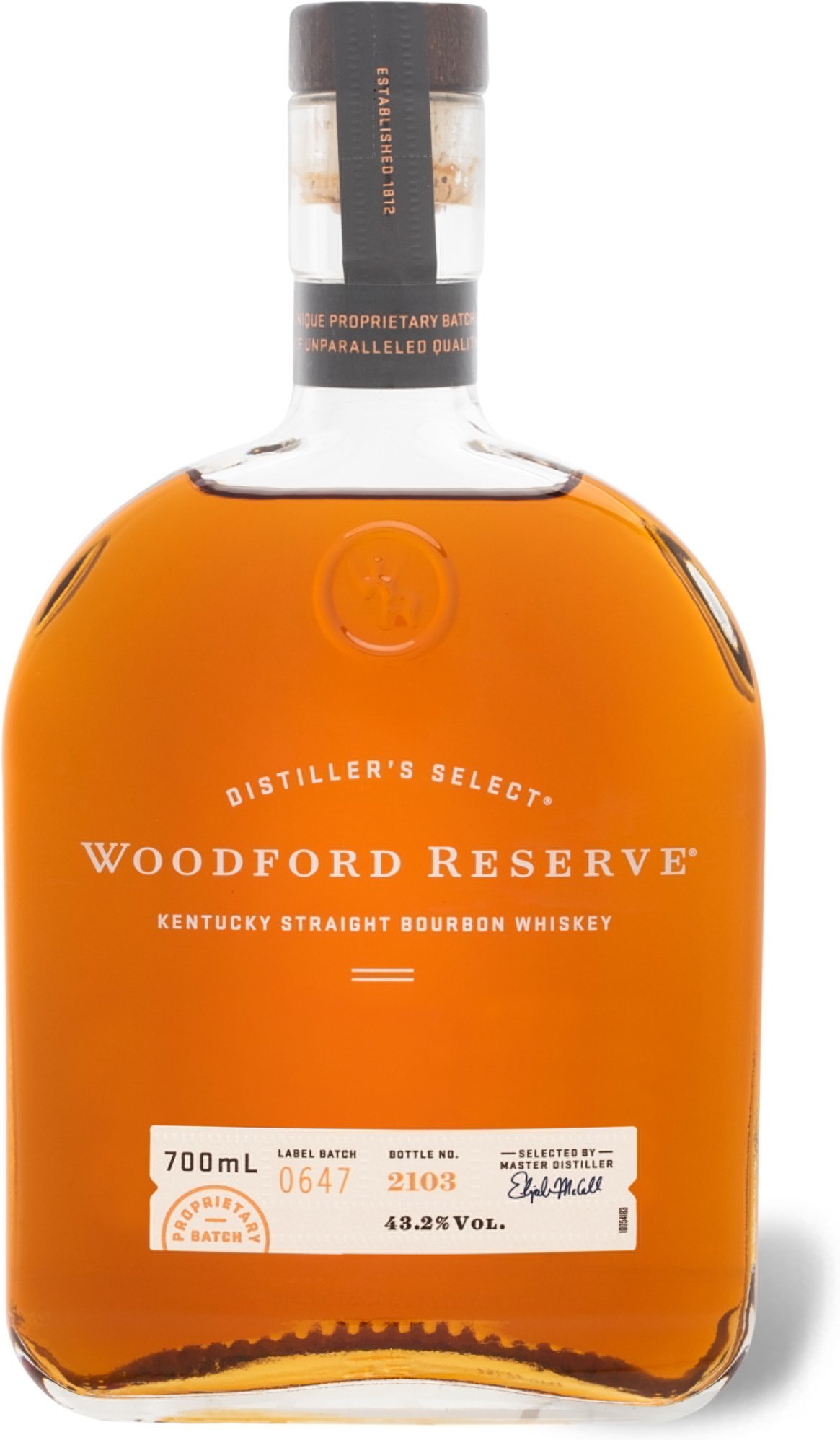 Woodford Reserve Kentucky Straight Bourbon Whiskey 43,2% Vol