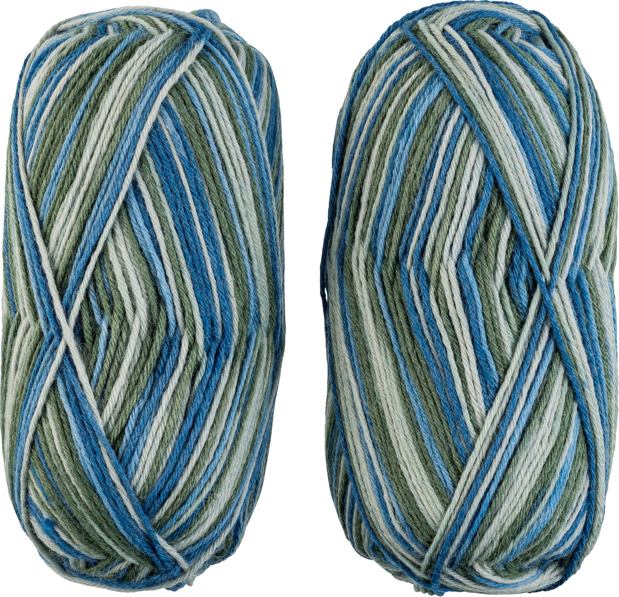 crelando® 4-fädige Sockenwolle »Verena« (blau/grün)