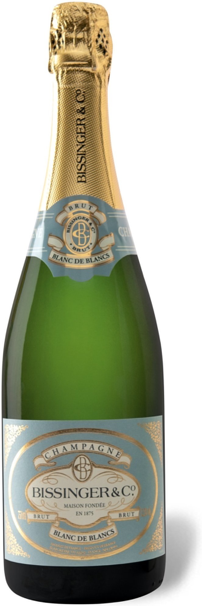 Bissinger Blanc de Blancs brut, Champagner