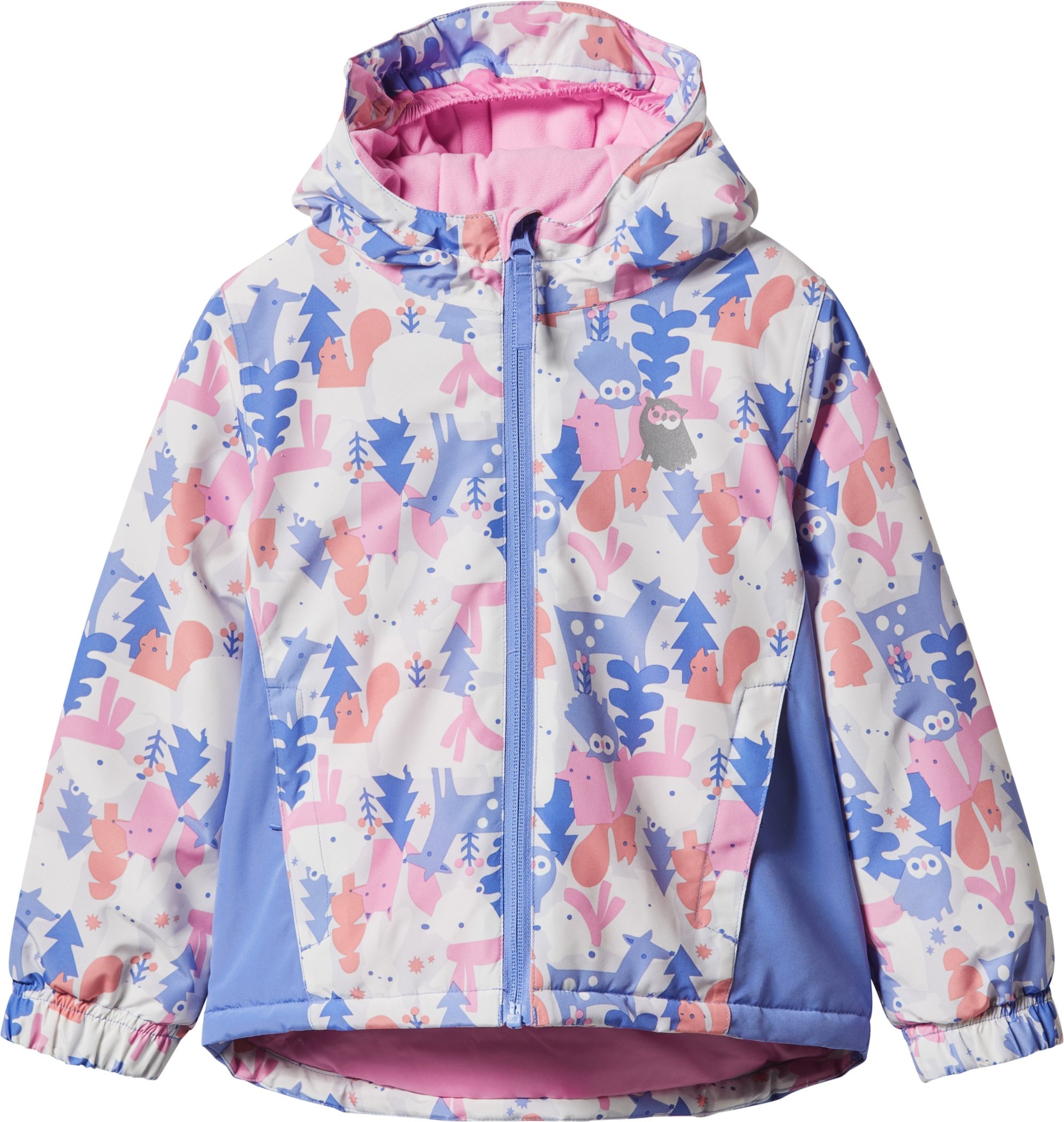Thumbnail - lupilu® Kinder Schneejacke (gemustert/weiß/lila, 86/92)