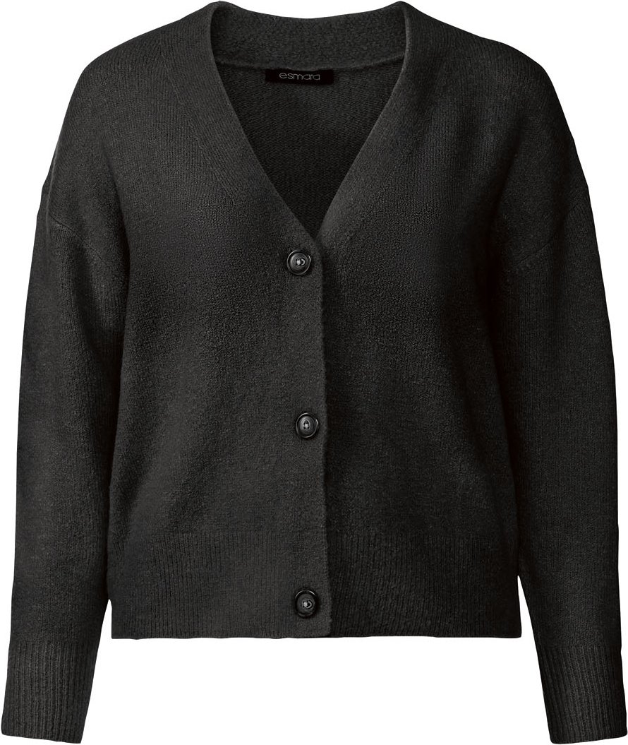 esmara® Damen Cardigan (Schwarz, XXL (52/54))