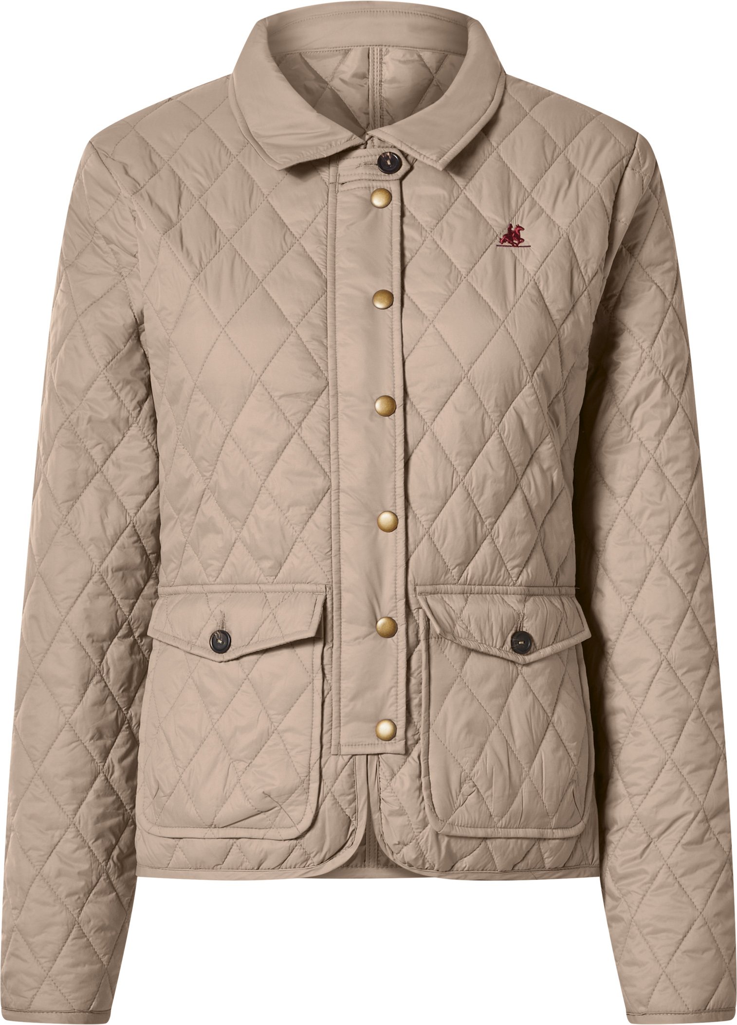 esmara® Damen Jacke gesteppt (Beige, L(44/46))