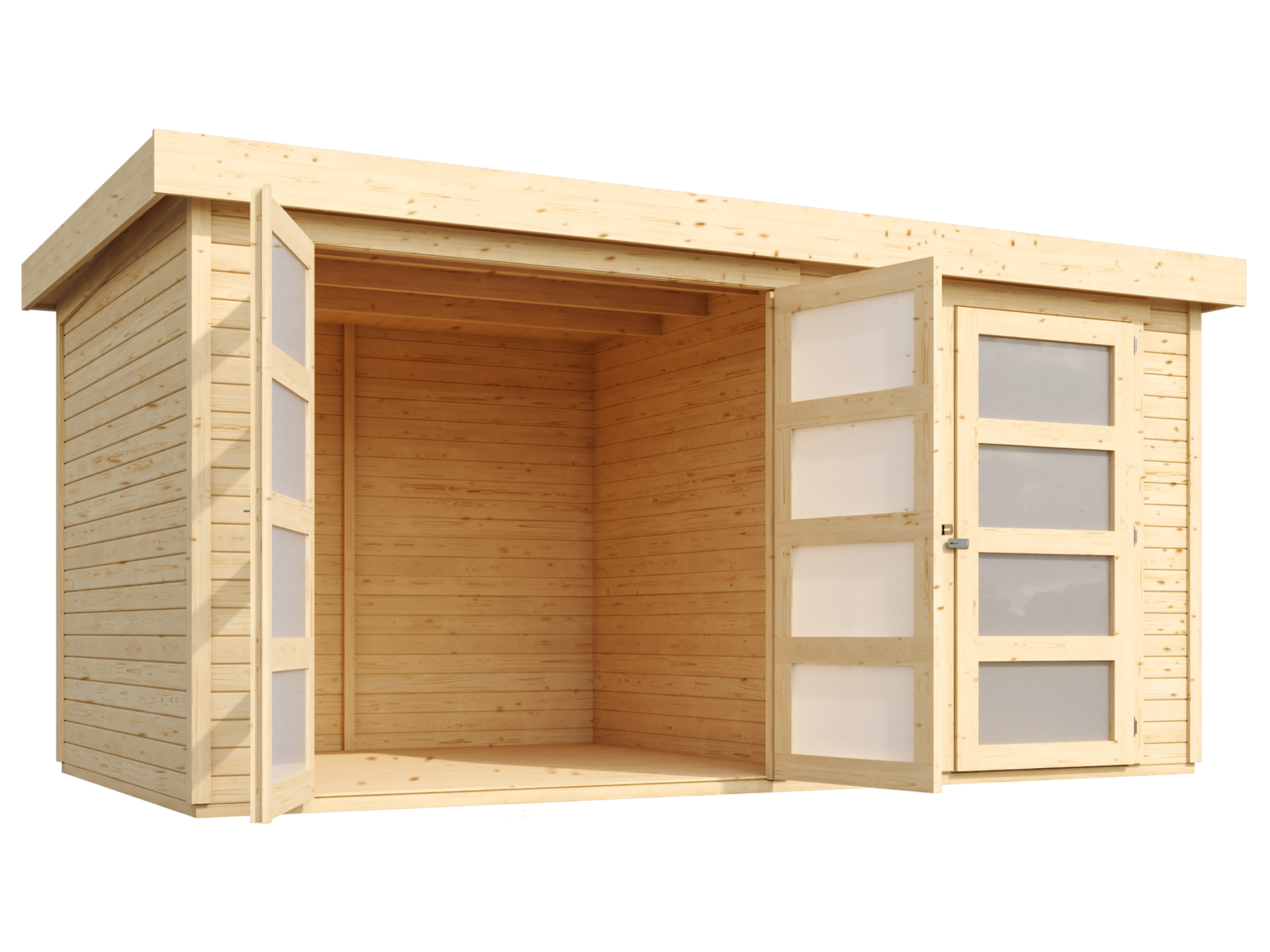 Karibu Gartenhaus Lund (ohne Boden, Natur)""