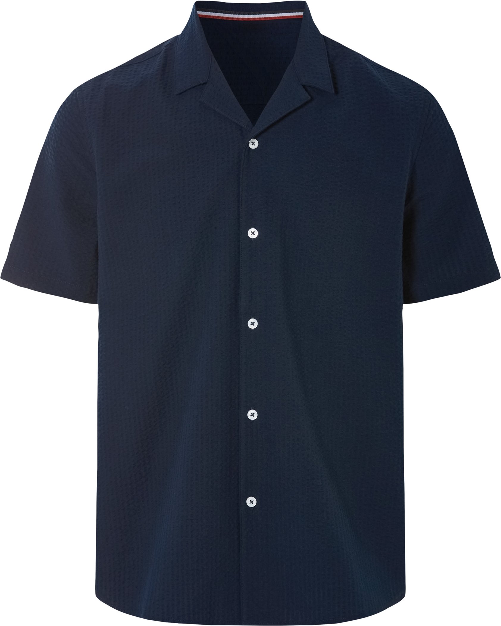 LIVERGY® Herren Freizeithemd kurzarm (marine, S (37/38))