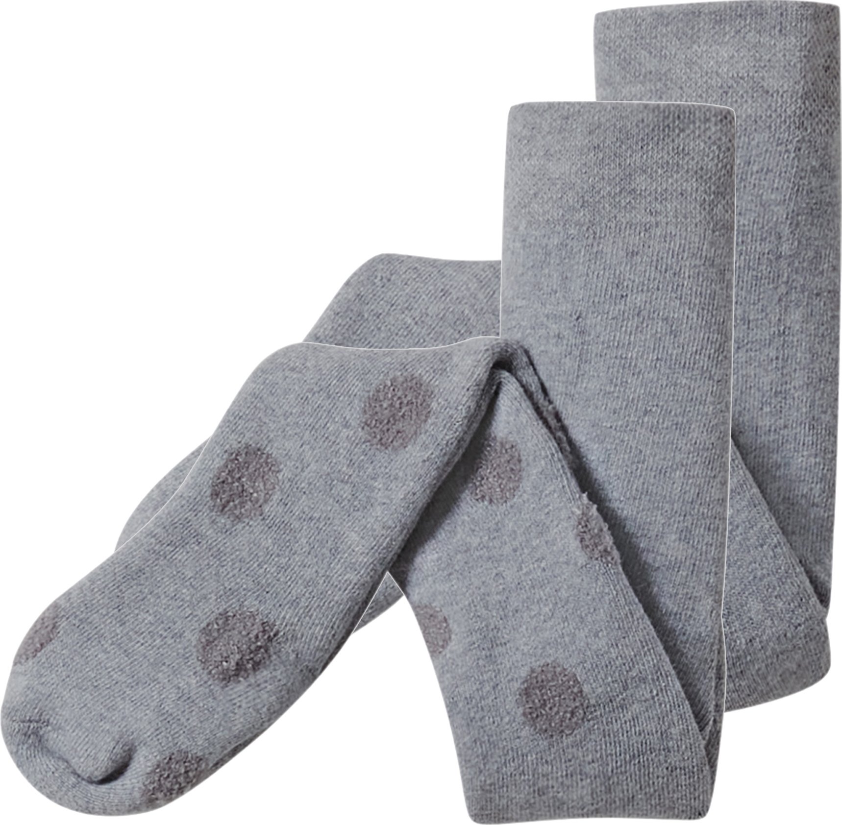 Thumbnail - lupilu® Baby Strickstrumpfhosen, 2 Stück (Grau, 62/68)