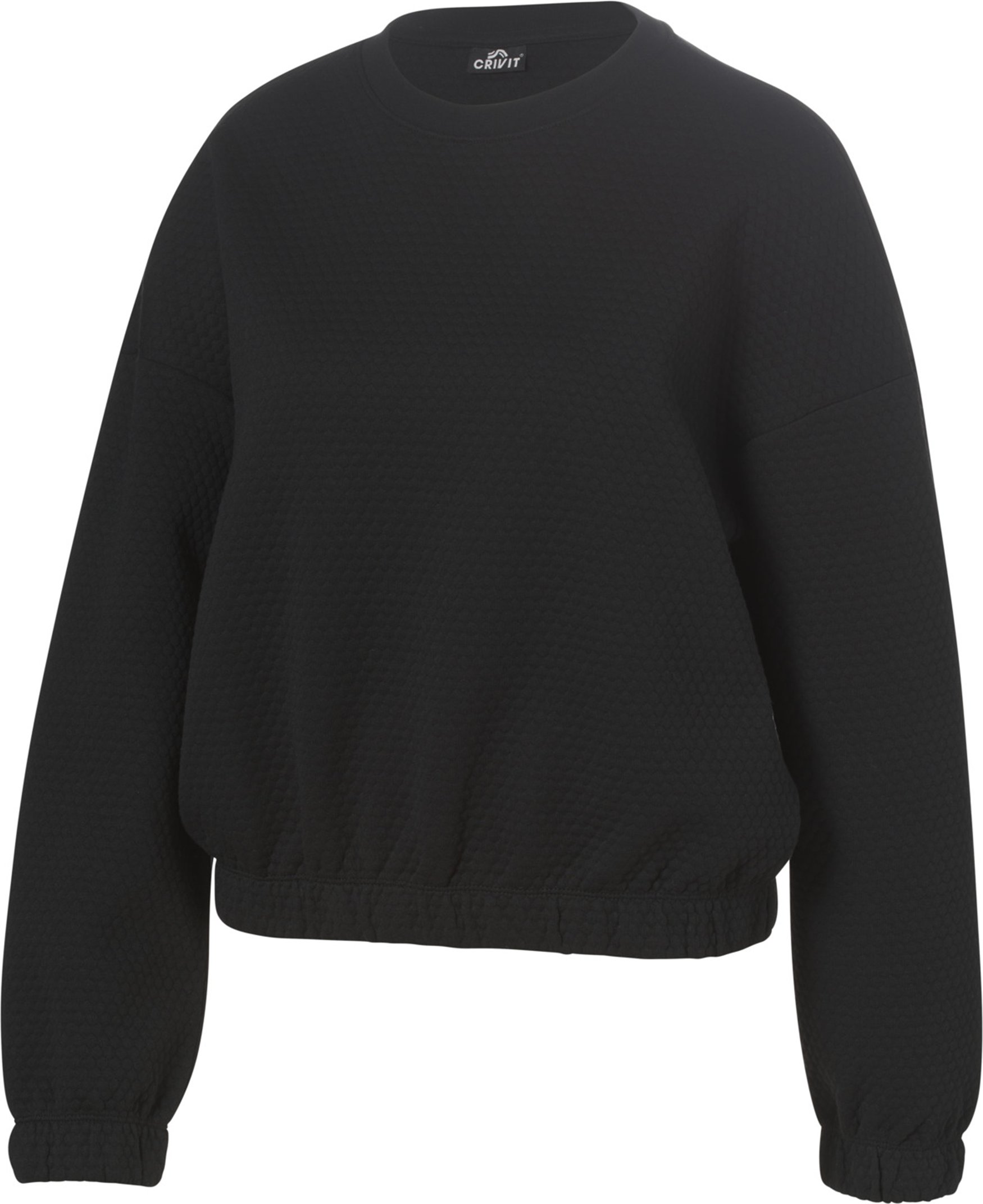 Thumbnail - CRIVIT Damen Sweatpullover (S(36/38), Struktur schwarz)
