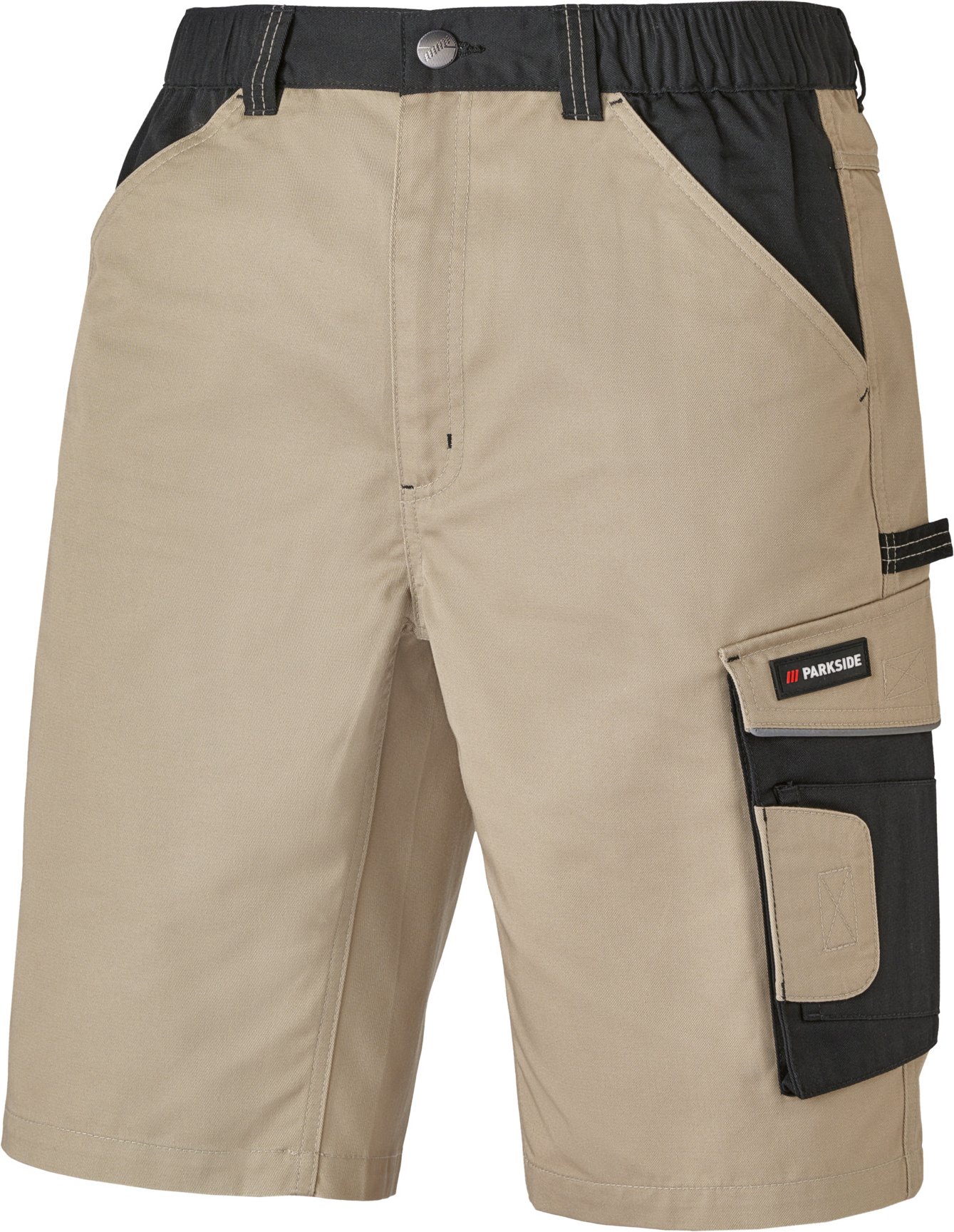 PARKSIDE® Herren Arbeitsbermudas, mit Baumwolle (Beige, 58)