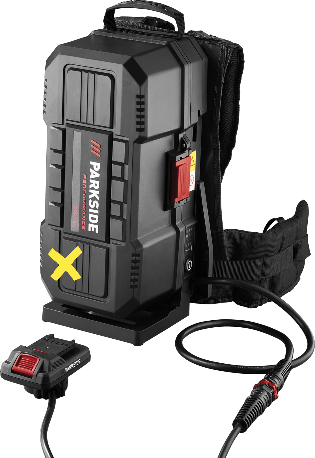 PARKSIDE PERFORMANCE® 20 V / 40 V Akku-Rucksack »PPRA 20 B1«, ohne Akku und Ladegerät