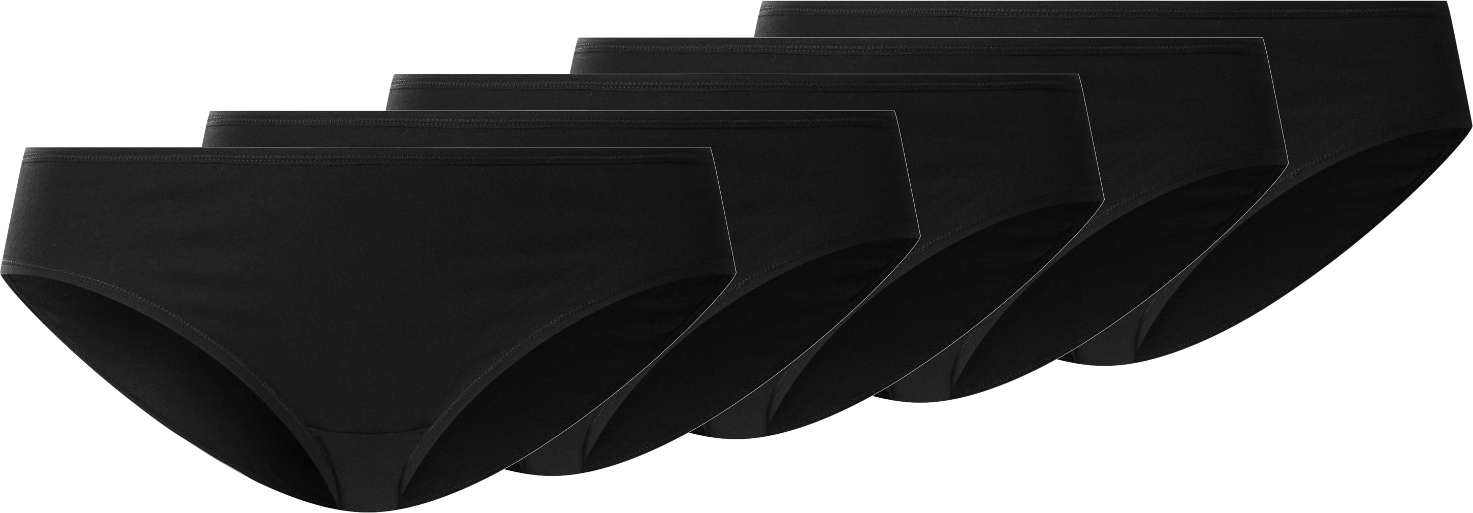 esmara® Damen Slip 5 Stück (Schwarz, 3XL(56/58))