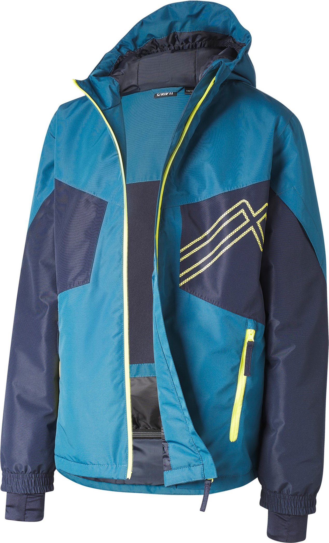 Thumbnail - CRIVIT Jungen Skijacke (Blau, 146/152)